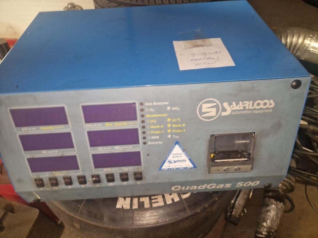 4 gas tester defect geschikt voor onderdelen, Ophalen
