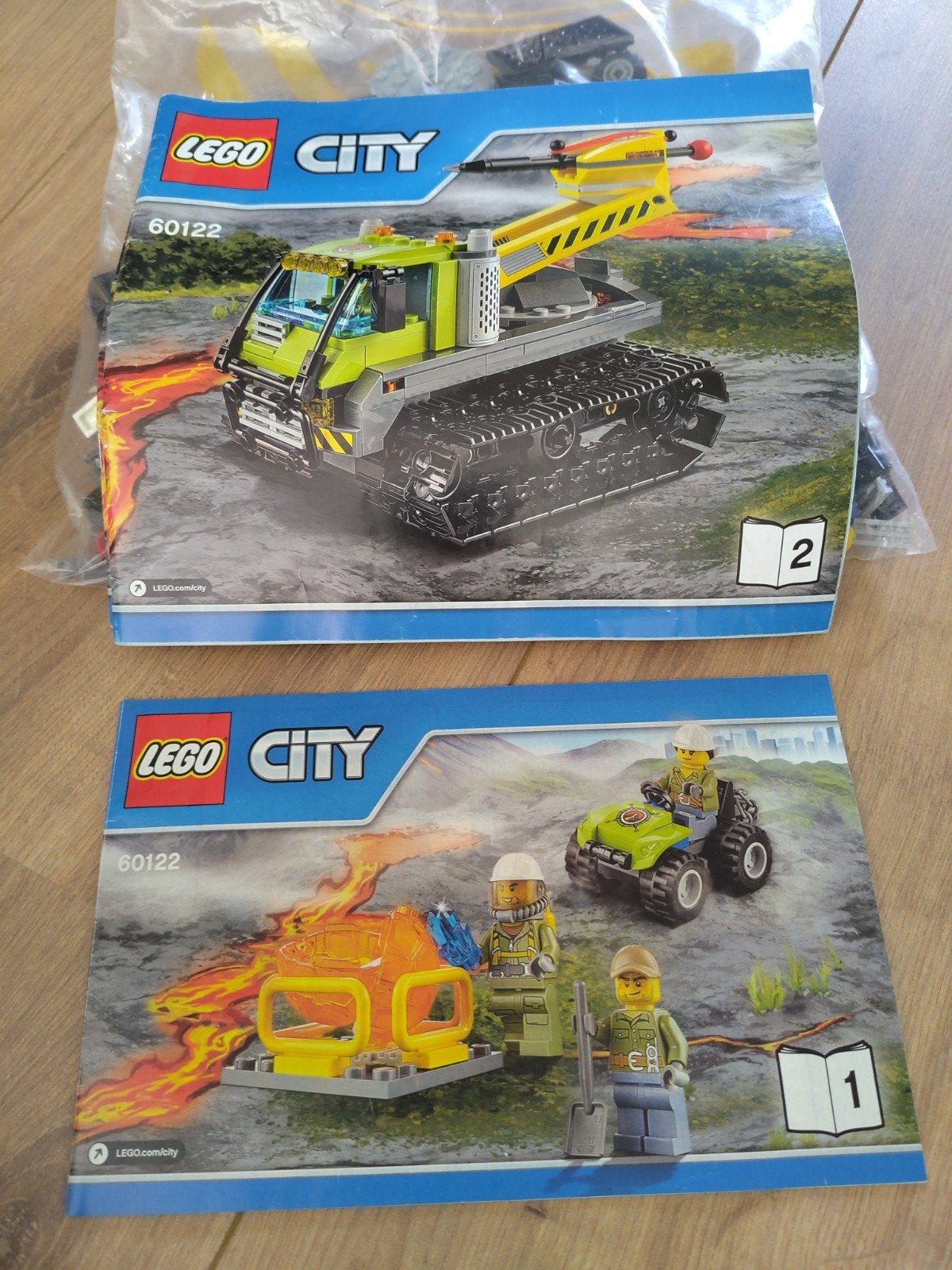 Lego vulkaan crawler 60122 compleet, Lego, Ophalen of Verzenden, Compleet, Complete set