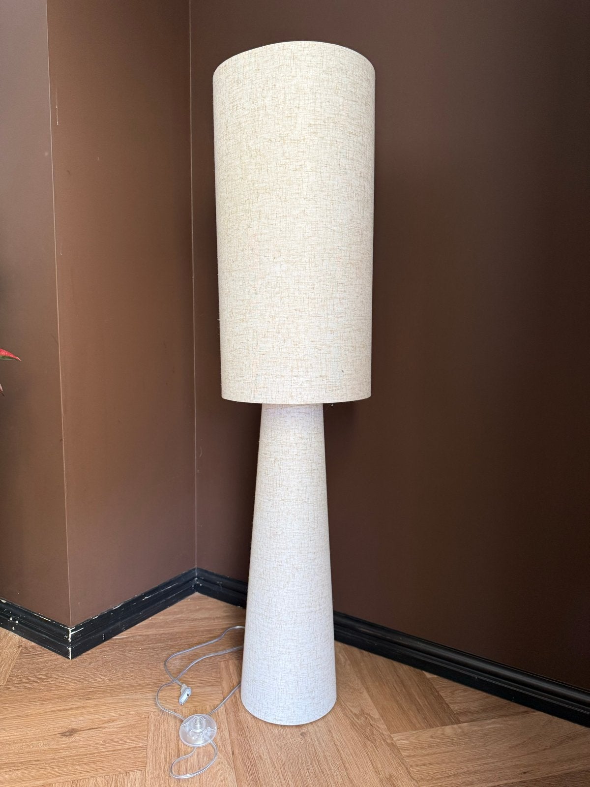 Vloerlamp Pandia Kwantum - Zo goed als nieuw, Huis en Inrichting, Lampen | Vloerlampen, Ophalen, Zo goed als nieuw, Textiel, 100 tot 150 cm