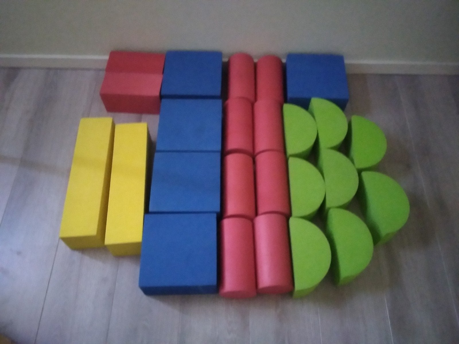 60 foam bouwblokken - Soft & Sturdy Giant Blocks, Kinderen en Baby's, Ophalen, Zo goed als nieuw, Overige merken