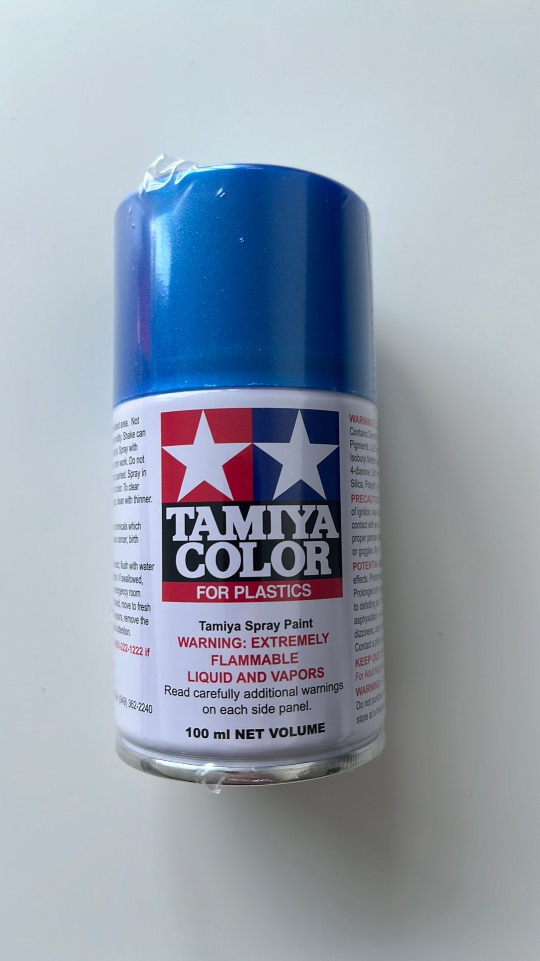 Tamiya Color Spray Paint Metallic Blue TS-19 100ml, Blauw, Nieuw, Ophalen of Verzenden, Verf