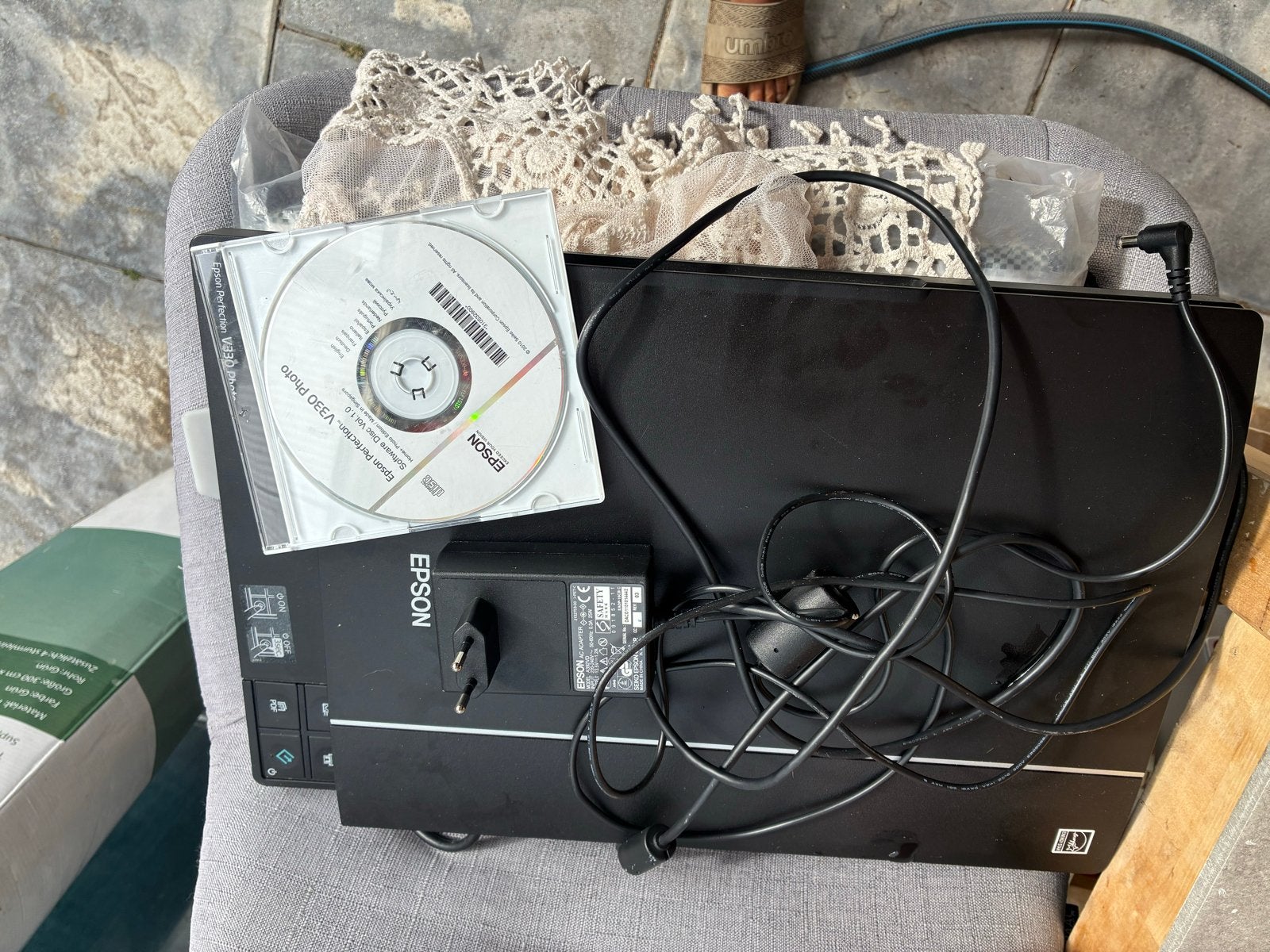 Epson Perfection V330 Photo Scanner met software, Ophalen, Gebruikt, Flatbedscanner, Windows