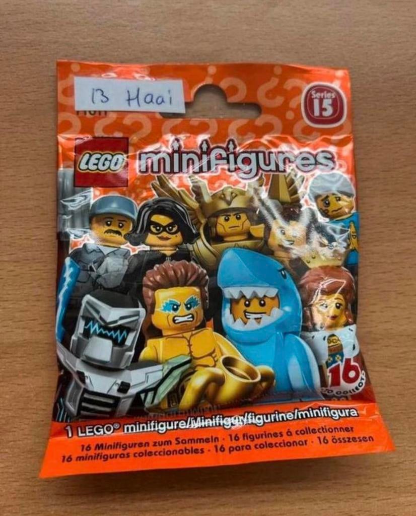 NIEUW Lego minifigures 71011 serie 15 haai shark suit guy, Lego, Nieuw, Ophalen of Verzenden, Minifiguur
