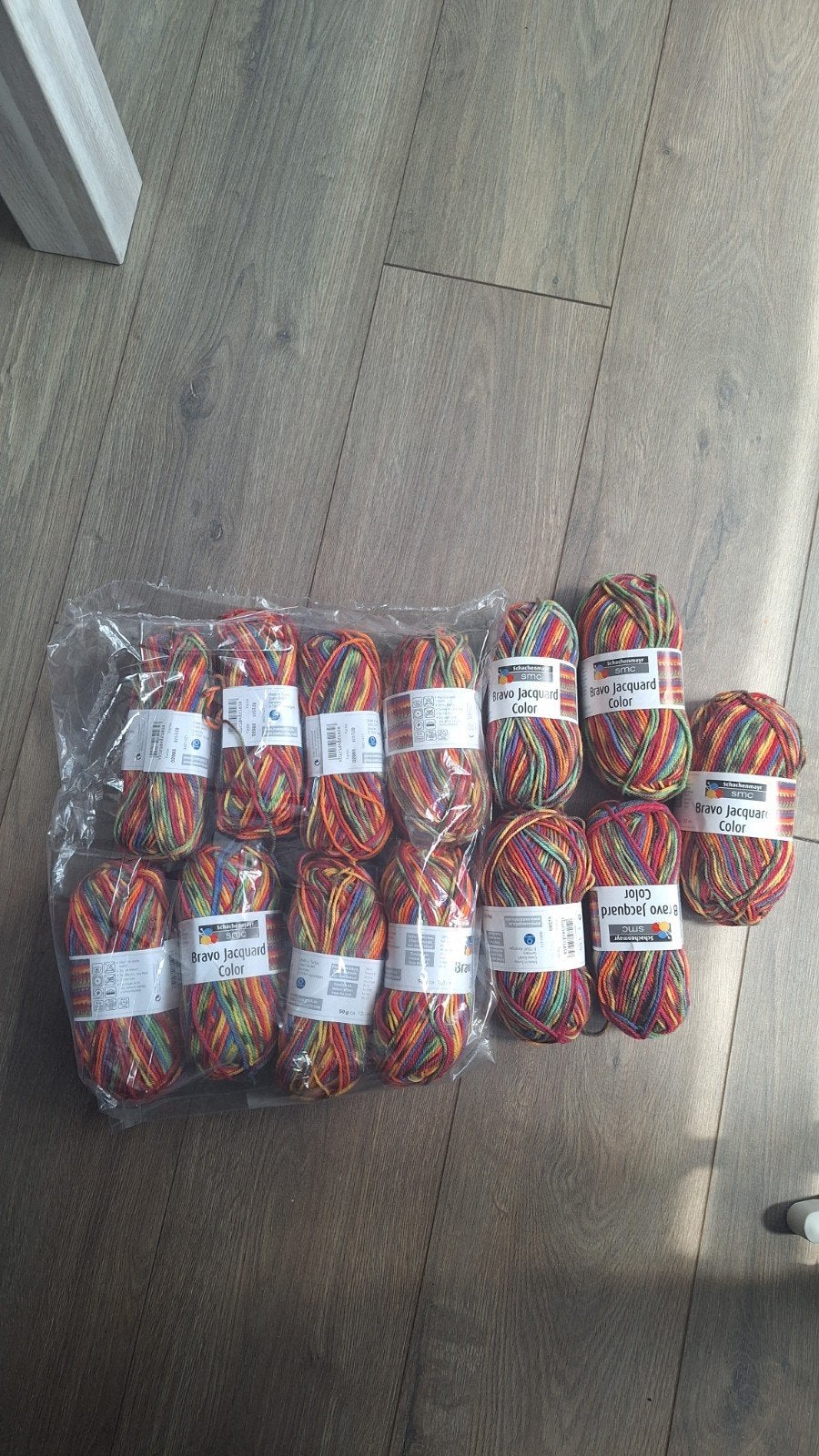 Schachenmayr Bravo Jacquard Color garen - 13 bollen, Ophalen of Verzenden, Nieuw, Breien of Haken, Wol of Garen