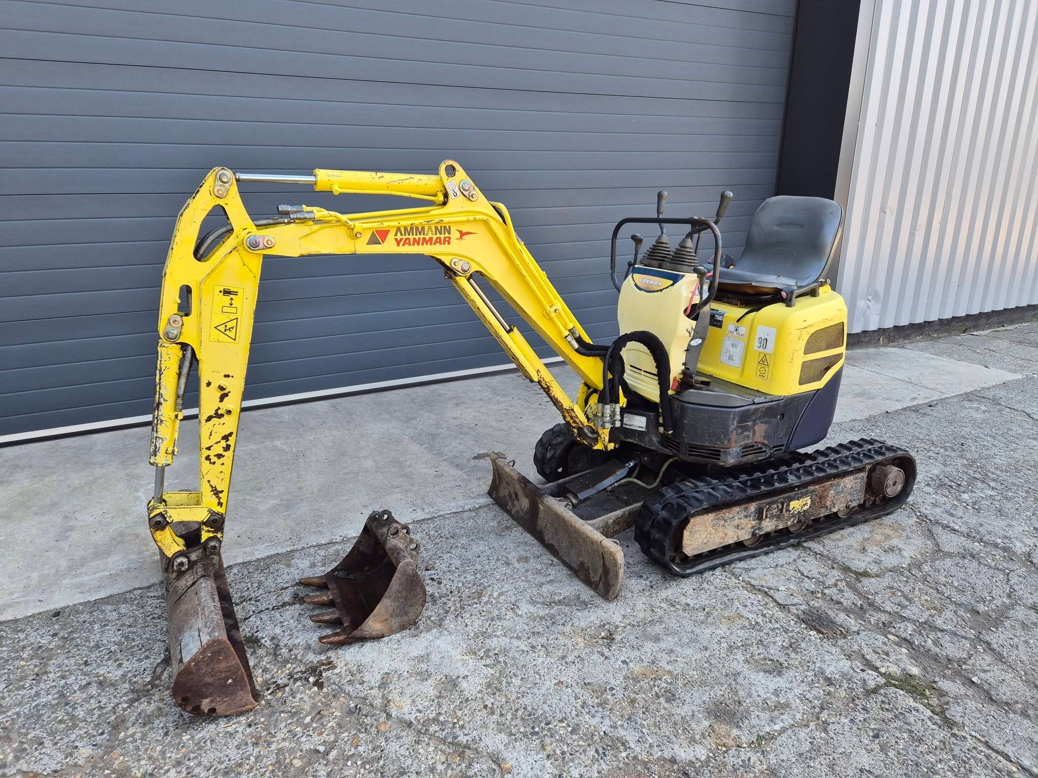 Yanmar SV10 Minigraver Graafmachine, Graafmachine