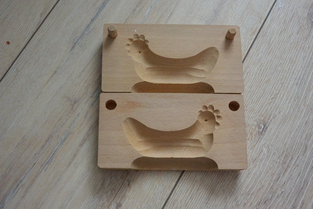 Houten botervom kip, Diversen, Pasen, Ophalen of Verzenden, Nieuw