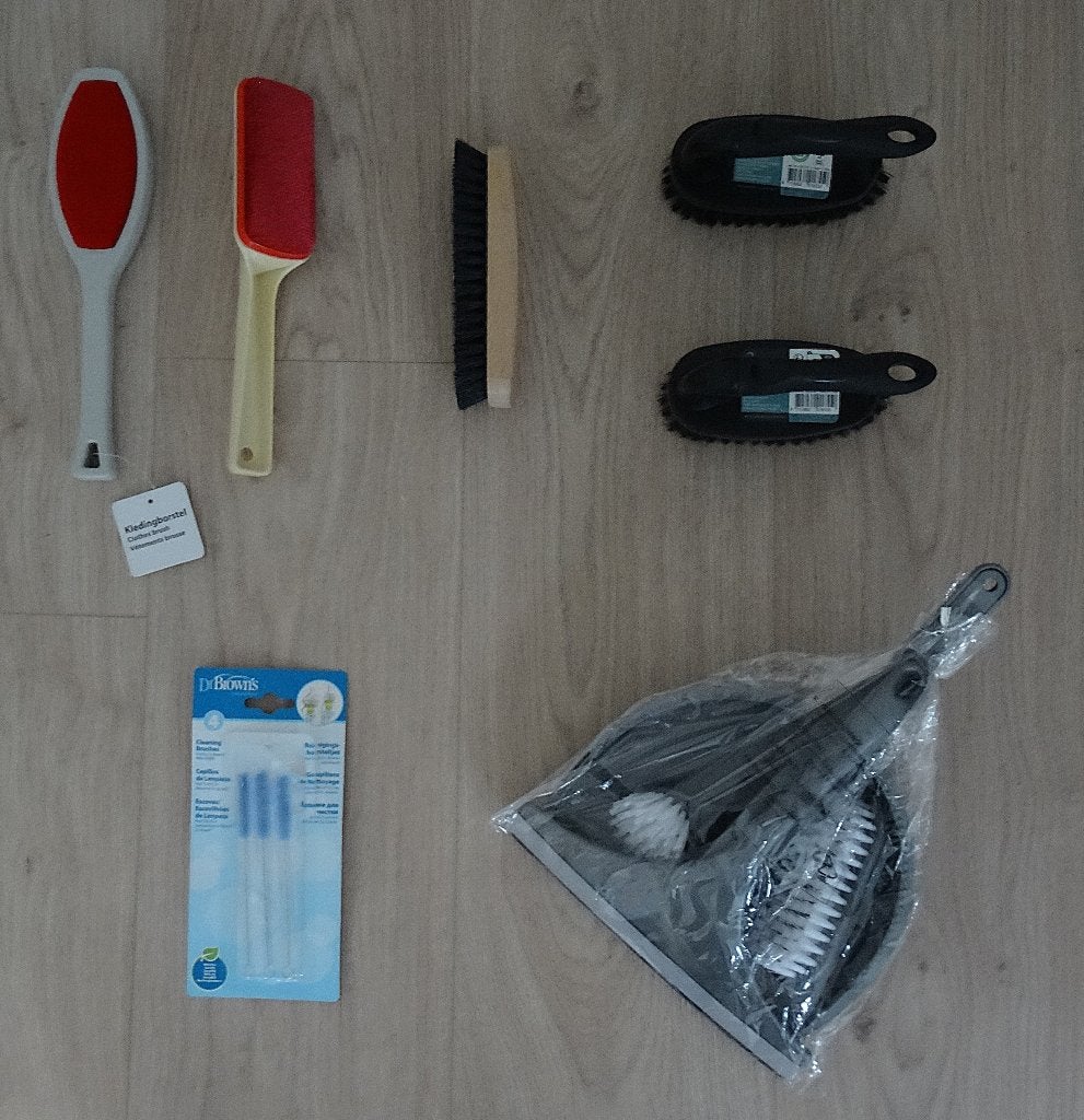 Borstels, kledingborstels, schuurborstel + schoonmaakset, nw, Ophalen of Verzenden
