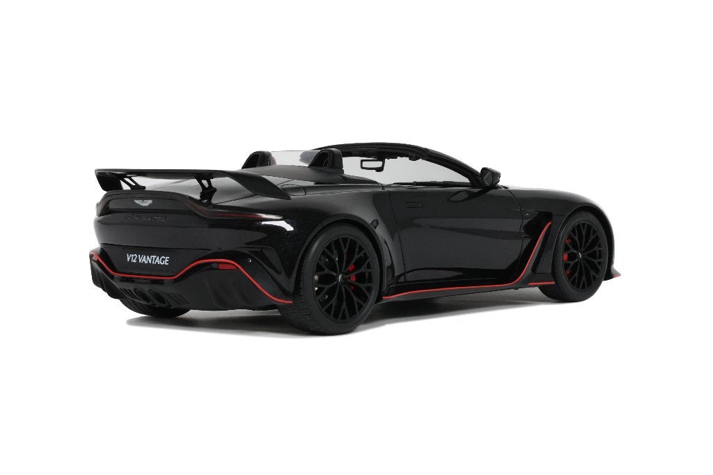 GT Spirit 1:18 Aston Martin V12 Vantage Roadster zwart 2023, Overige merken, -, Nieuw, Ophalen of Verzenden