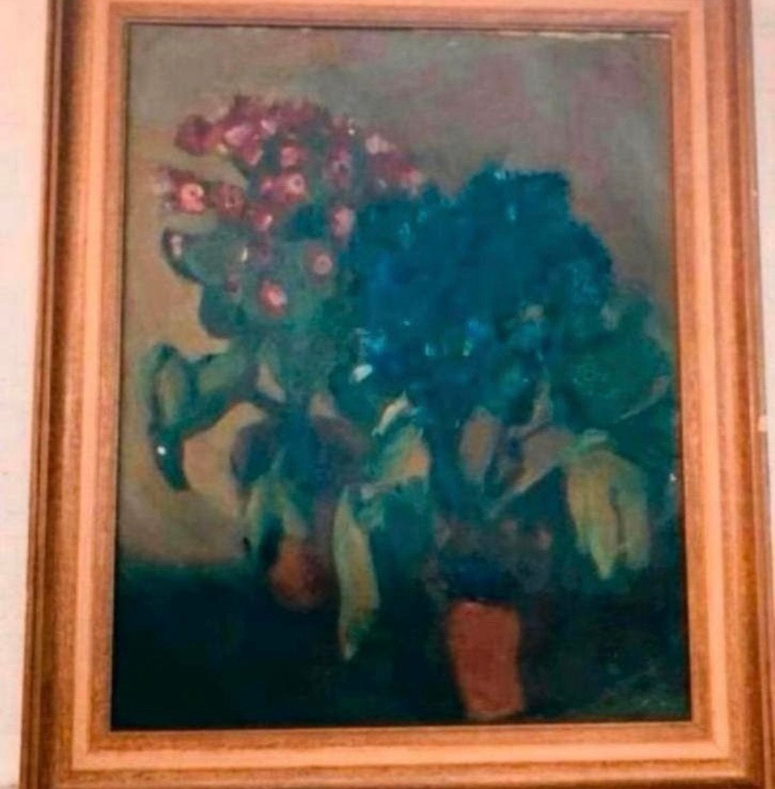Groot antiek schilderij schilder Stilleven olieverf op doek., Antiek en Kunst, Kunst | Schilderijen | Klassiek, Ophalen of Verzenden