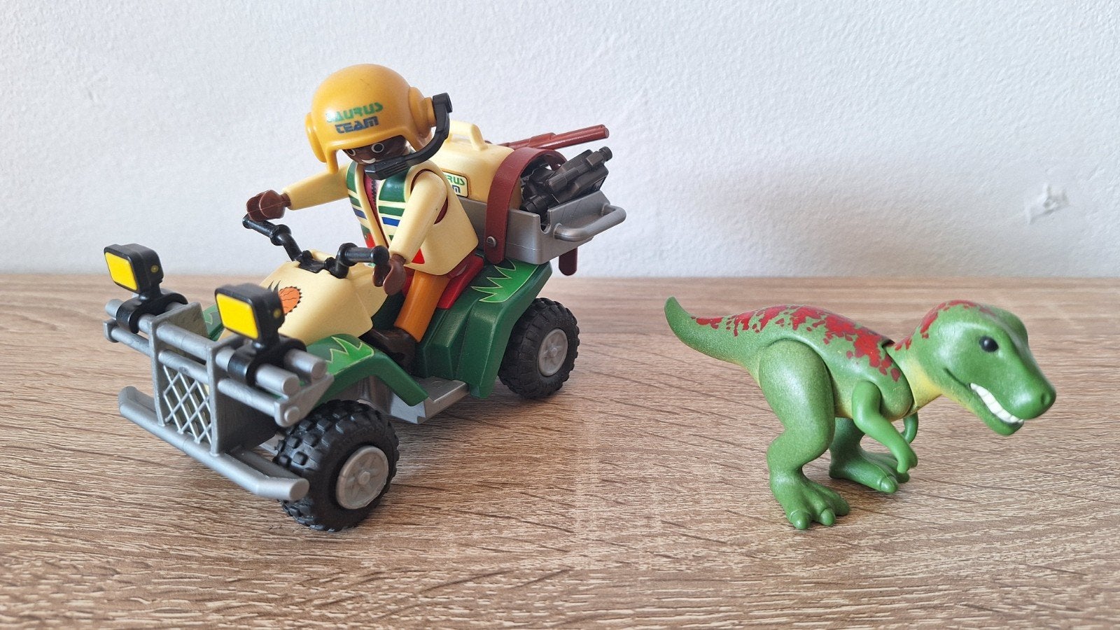 Playmobil Saurus Team Quad met dino jong, Gebruikt, Complete set, Voertuig, Ophalen of Verzenden