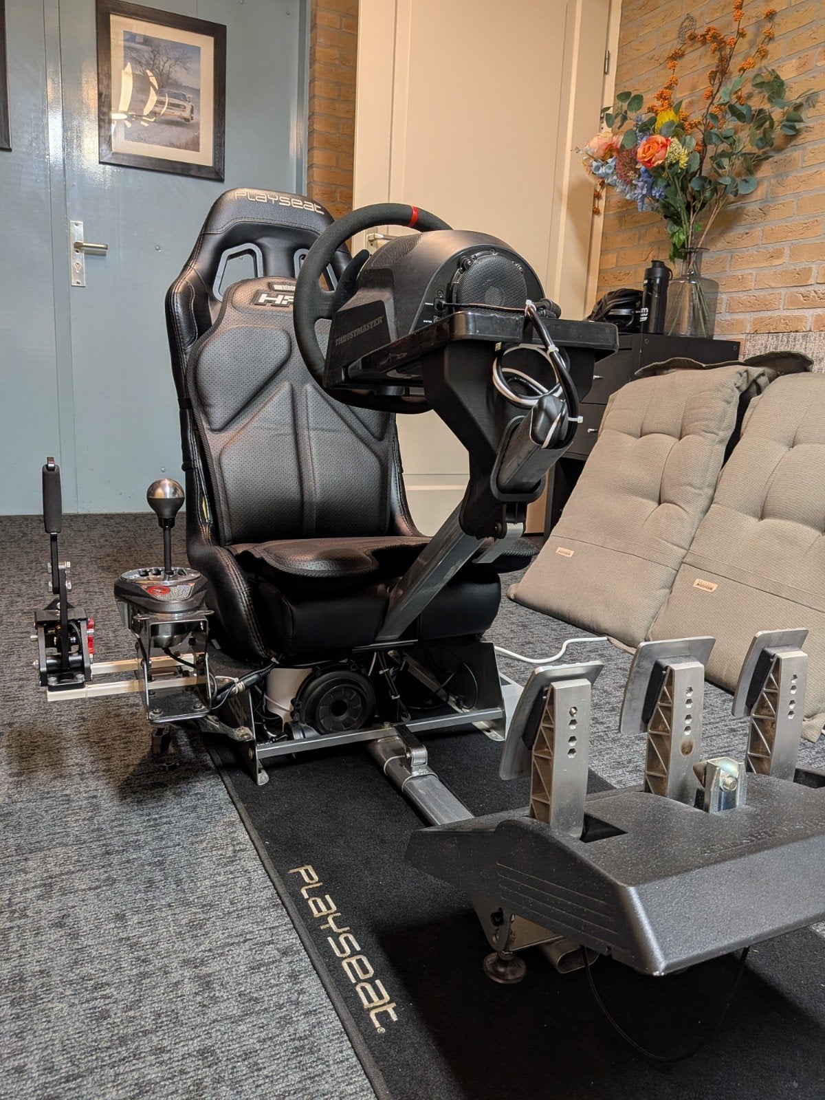 Complete playseat sim racing rig, Spelcomputers en Games, Spelcomputers | Overige Accessoires, Gebruikt, Ophalen of Verzenden