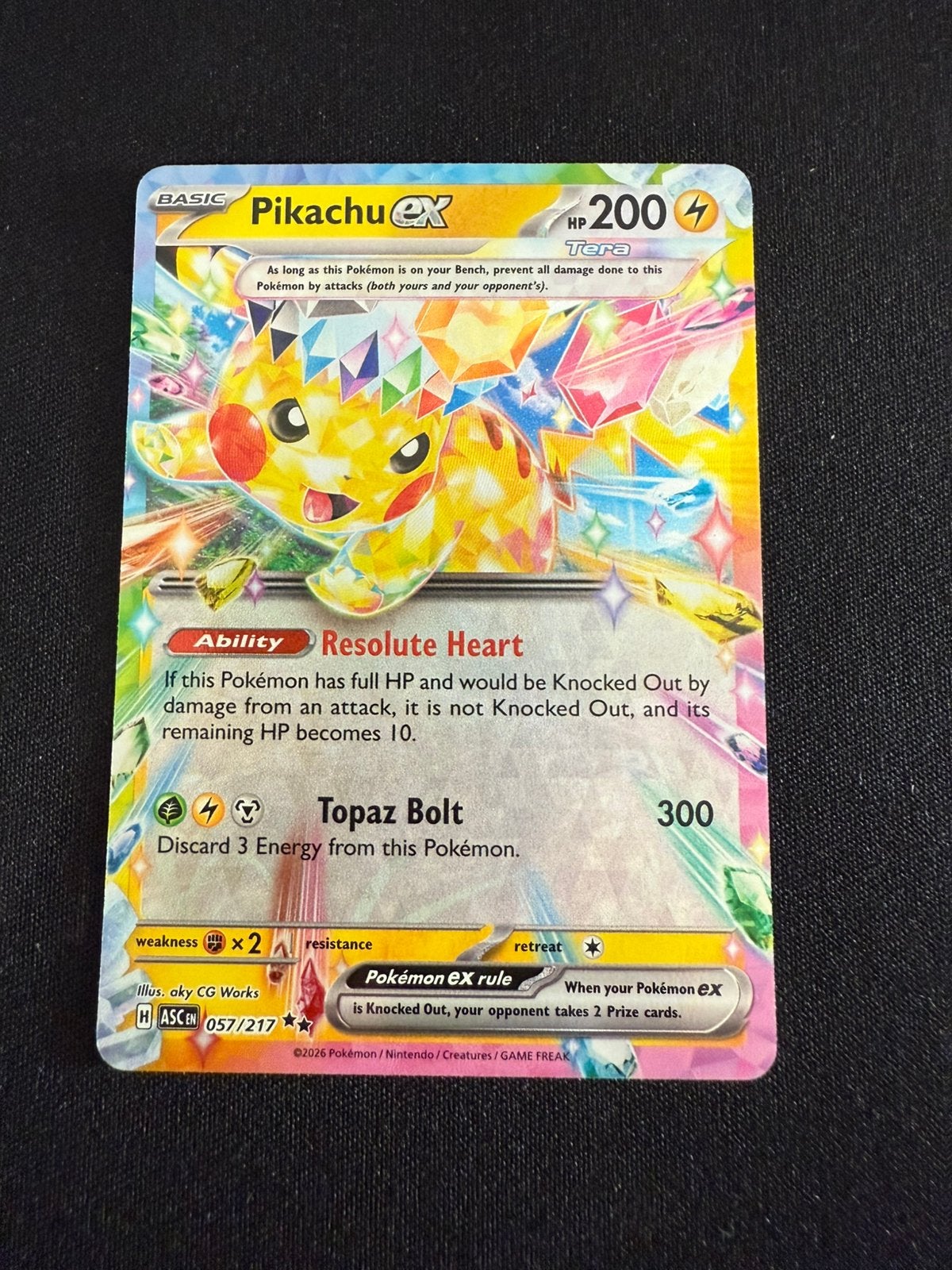 Pikachu 057/217, Ophalen of Verzenden, Zo goed als nieuw