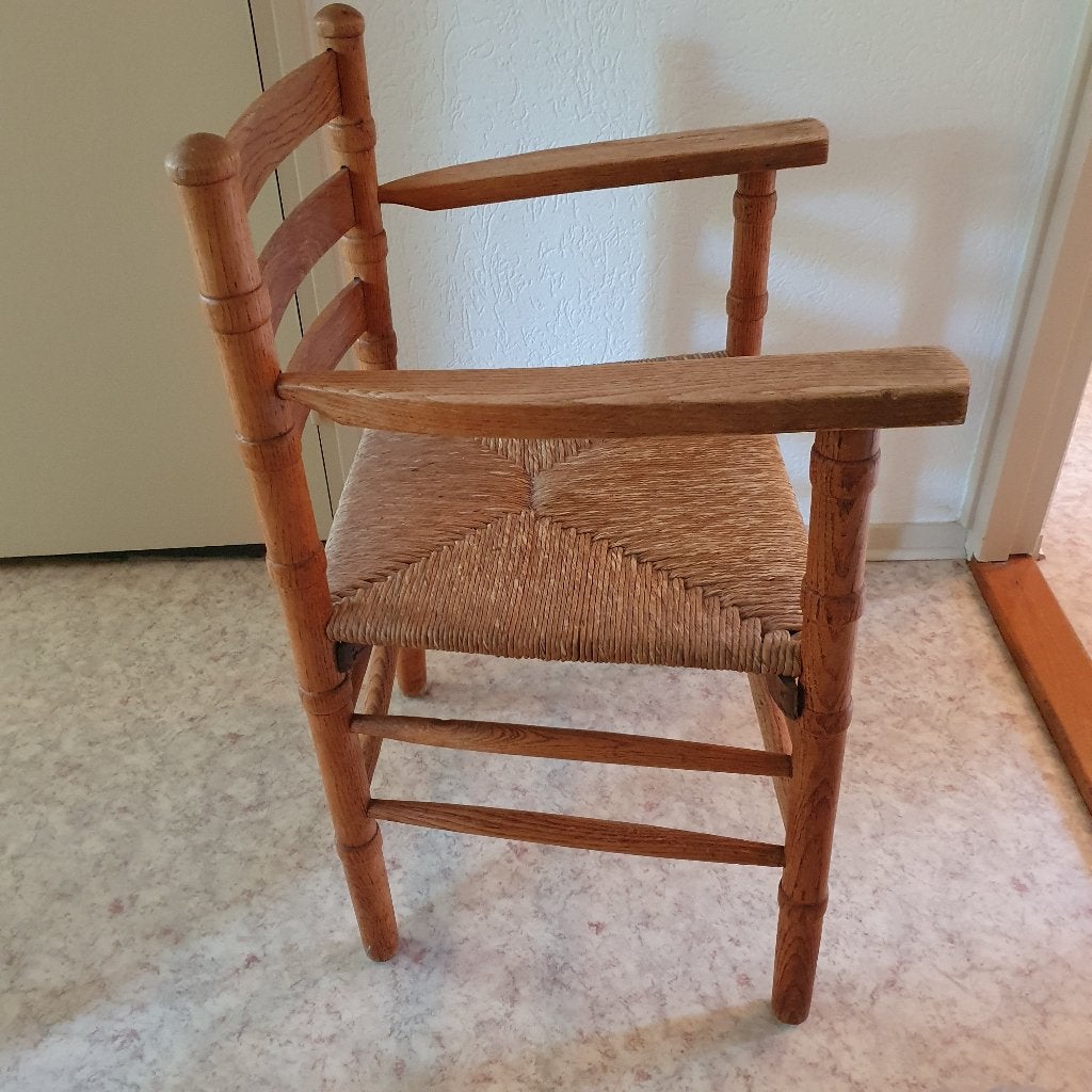 Vintage knopstoel, Antiek en Kunst, Antiek | Meubels | Stoelen en Banken, Ophalen