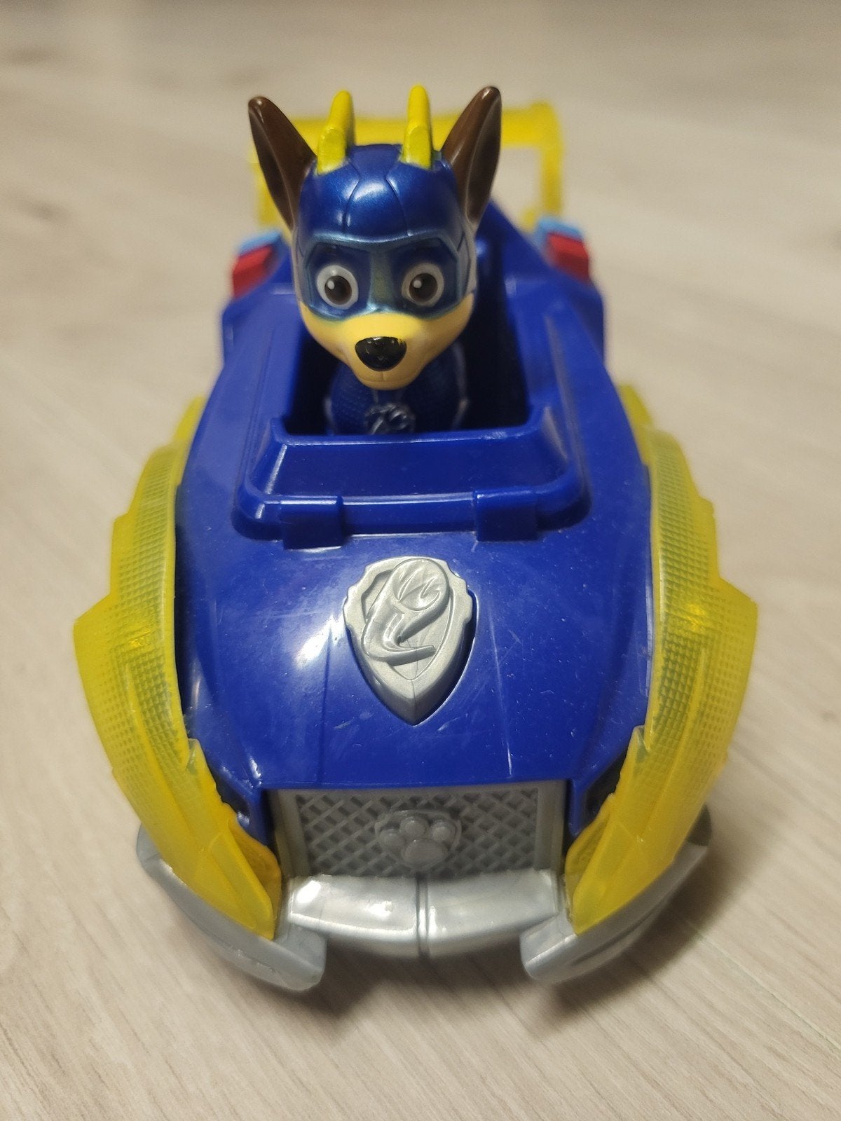 Paw Patrol Mighty Pups Super Paws Chase voertuig, Ophalen of Verzenden, Gebruikt
