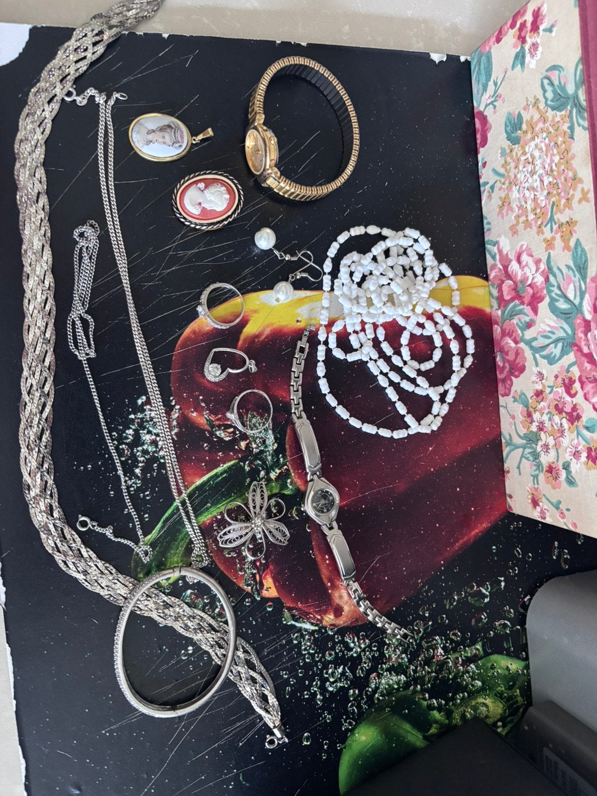 Vintage sieraden, Ophalen of Verzenden, Zo goed als nieuw, Zilver, Overige merken