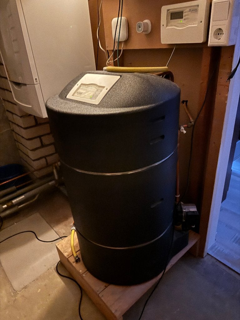 Remeha ZentaSol 1C (110 liter) + display, Ophalen, Gebruikt, Aardgas, 100 liter of meer