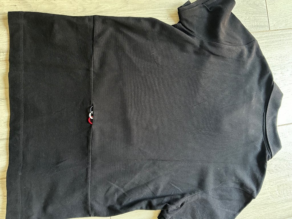Moncler polo, Ophalen, Moncler, Maat 48/50 (M), Zwart