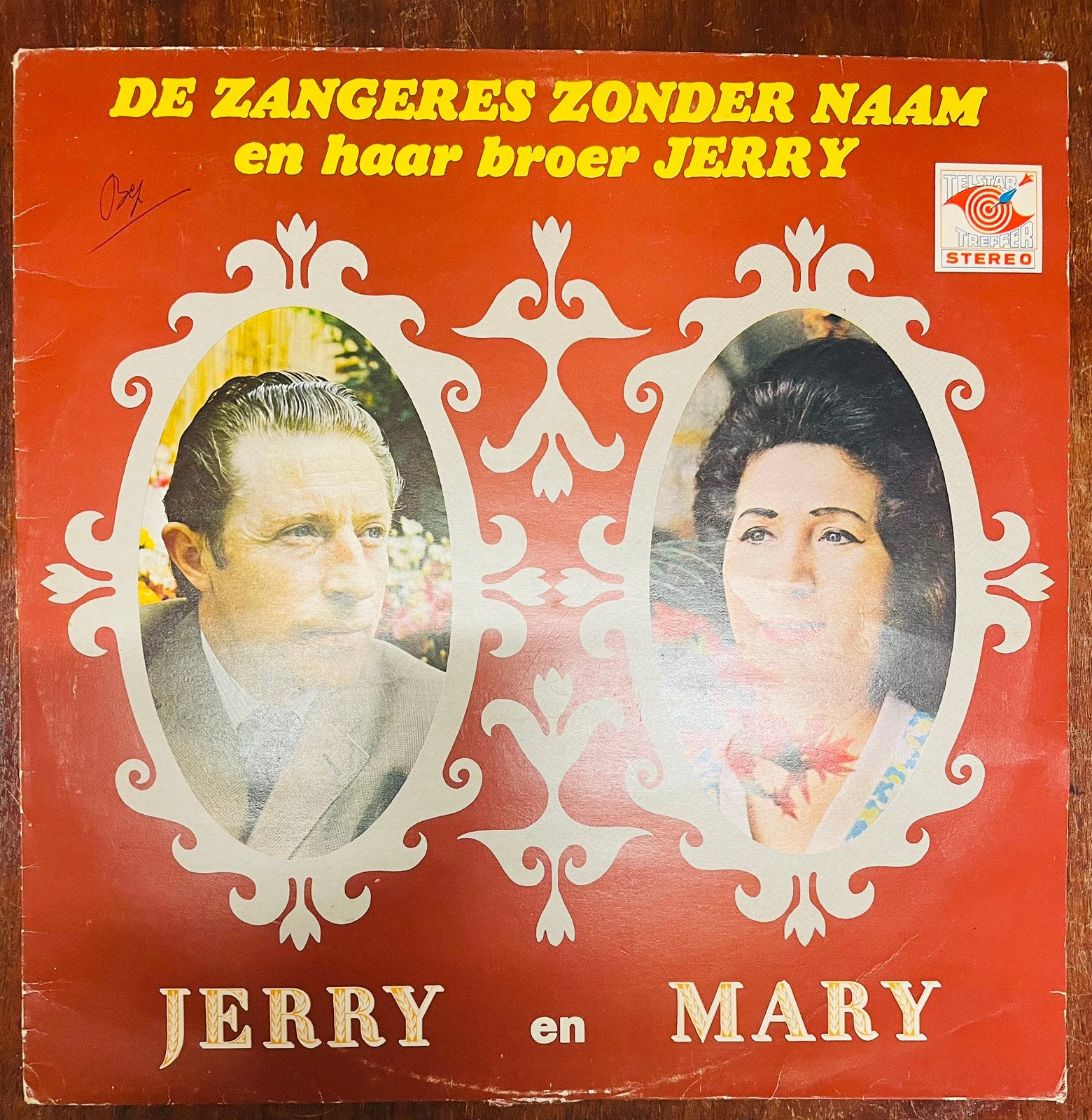 Lp van zangeres zonder naam en haar broer Jerry, LP, Gebruikt, Ophalen of Verzenden, Levenslied of Smartlap