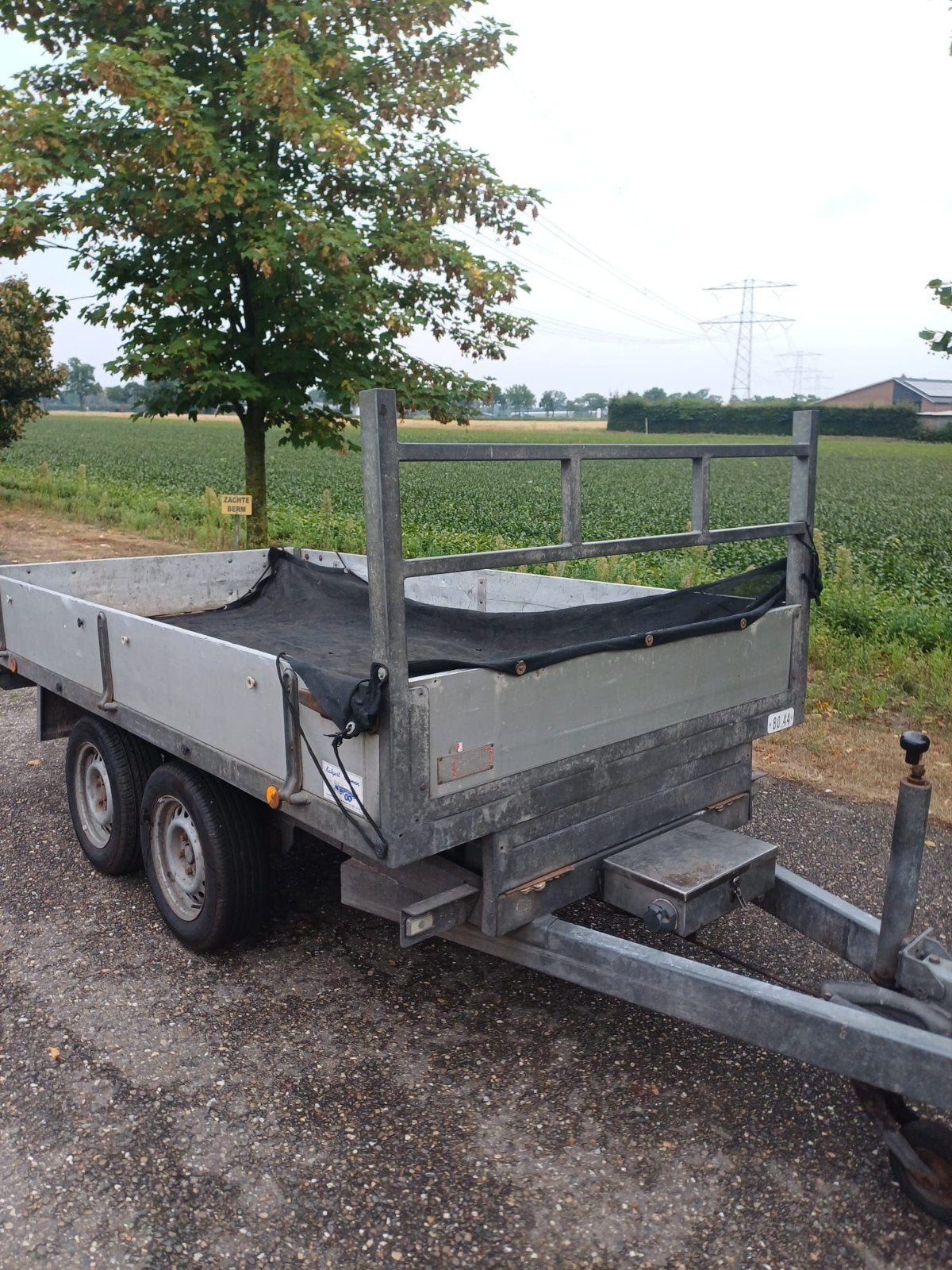 Elektrische achterwaartse kieper 2700kg, Ophalen of Verzenden