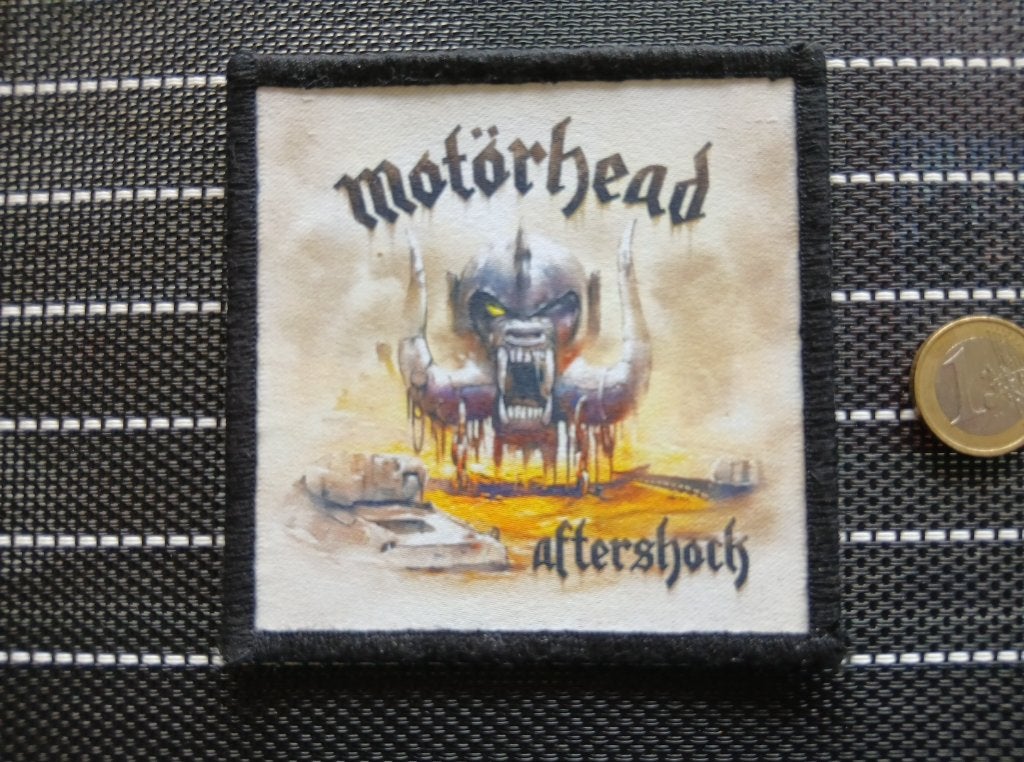 Motorhead leuke  afterschock printed patch 38, Verzenden, Nieuw, Kleding