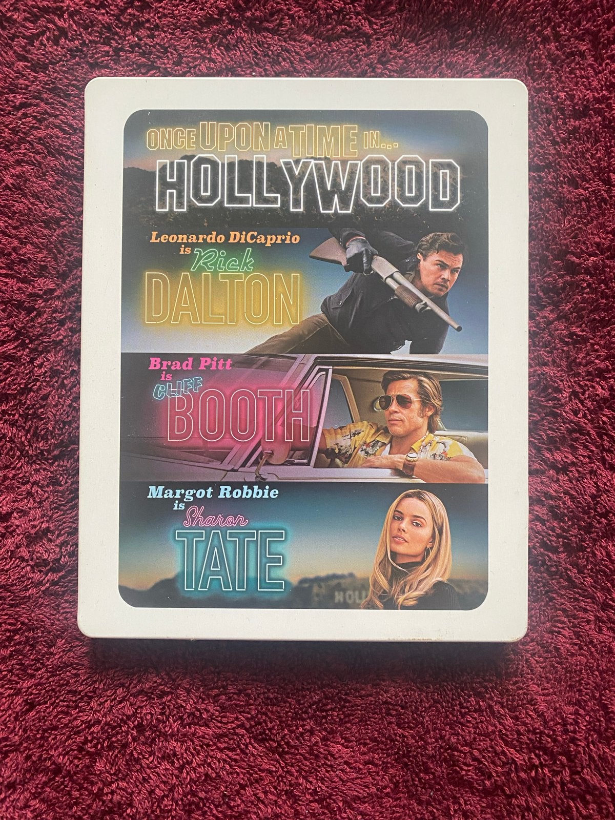 Once Upon a Time in Hollywood 4K UHD Blu-ray Steelbook, Cd's en Dvd's, Blu-ray, Engels, Vanaf 16 jaar, Nederlands, Film