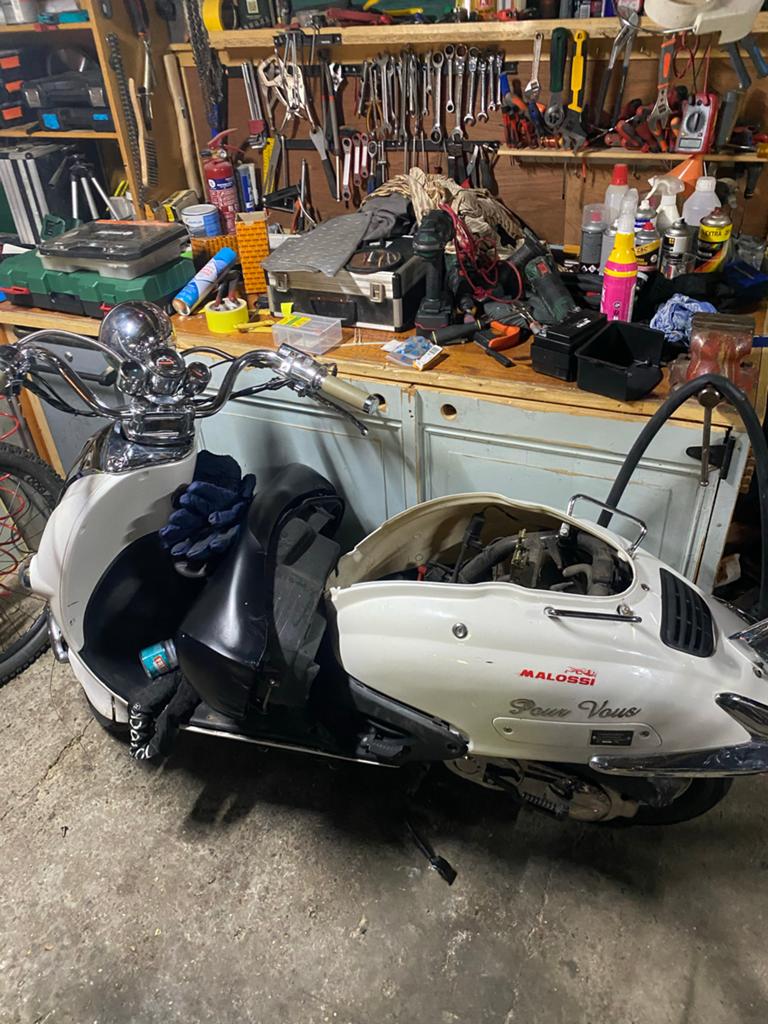 Scooter voor onderdelen of opknapper - subframe afgebroken, Frame, Gebruikt, Ophalen, Overige merken