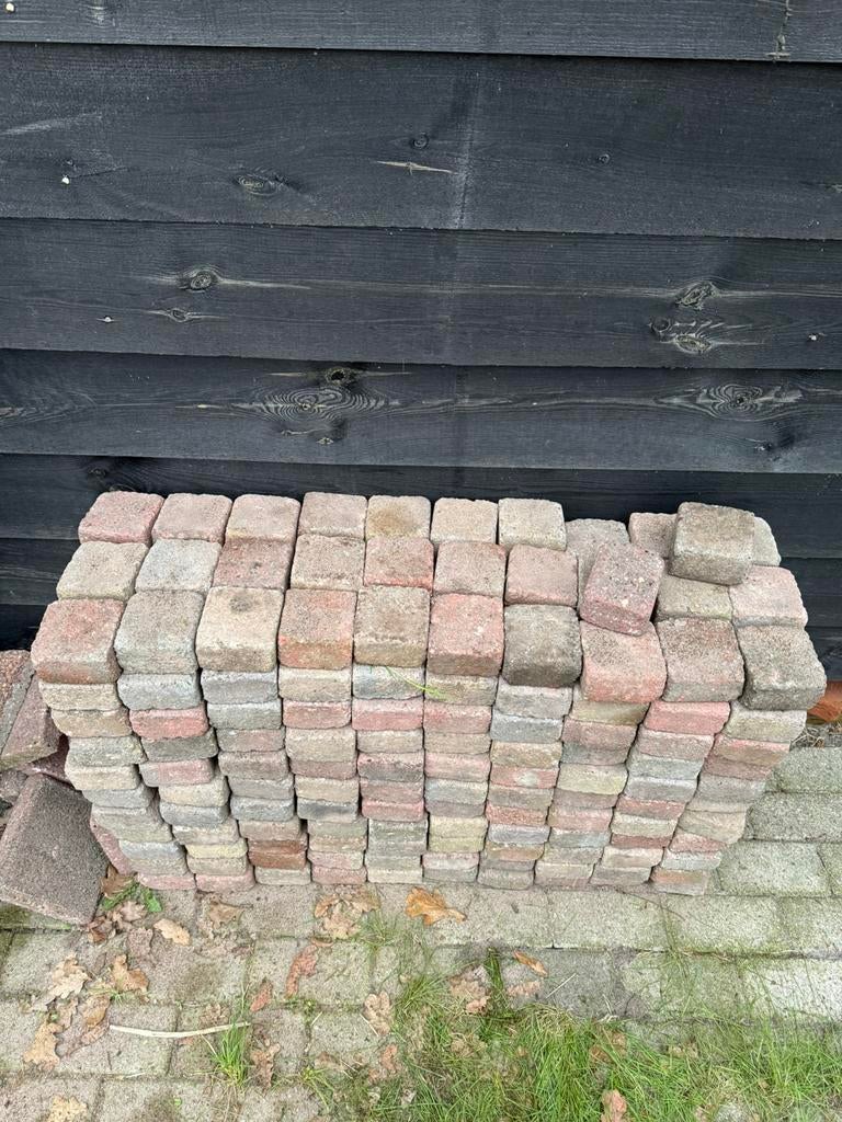332 stuks 10x10 cm, Tuin en Terras, Ophalen, Klinkers, Zo goed als nieuw, Minder dan 5 m²