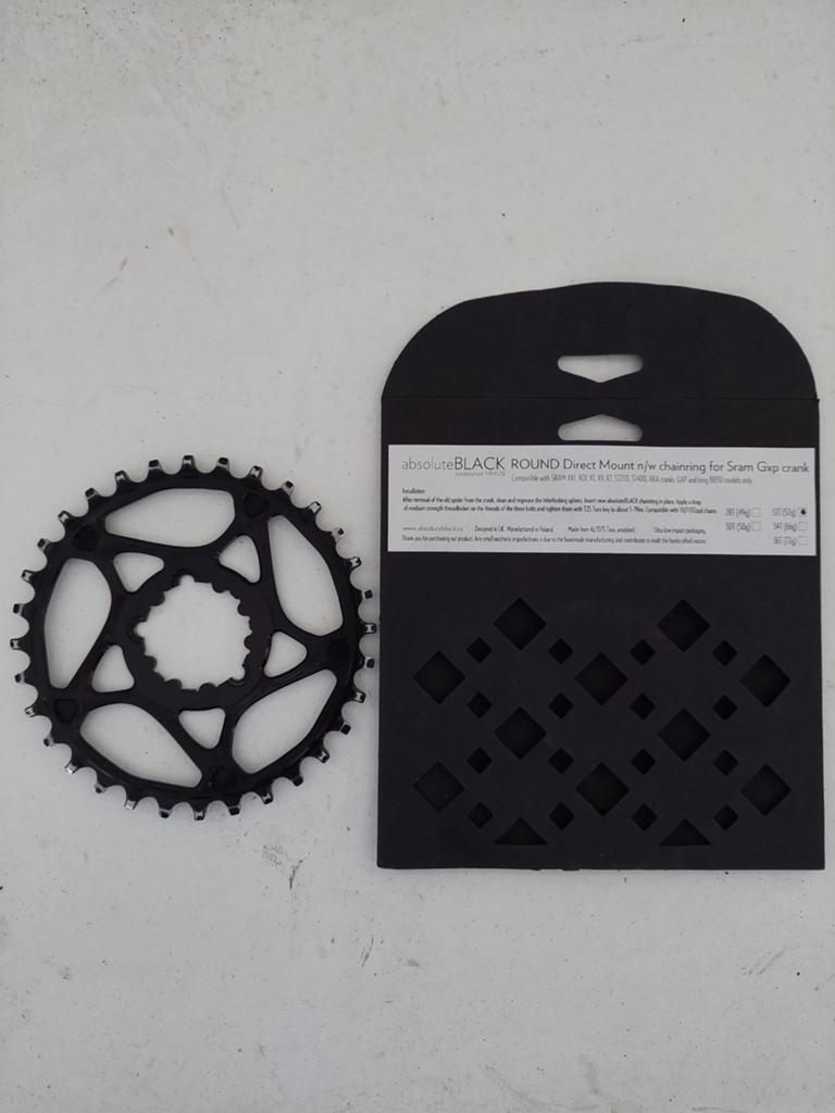 Absolute BLACK ROUND Direct Mount kettingblad SRAM Gxp, Fietsen en Brommers, Fietsonderdelen, Ophalen of Verzenden