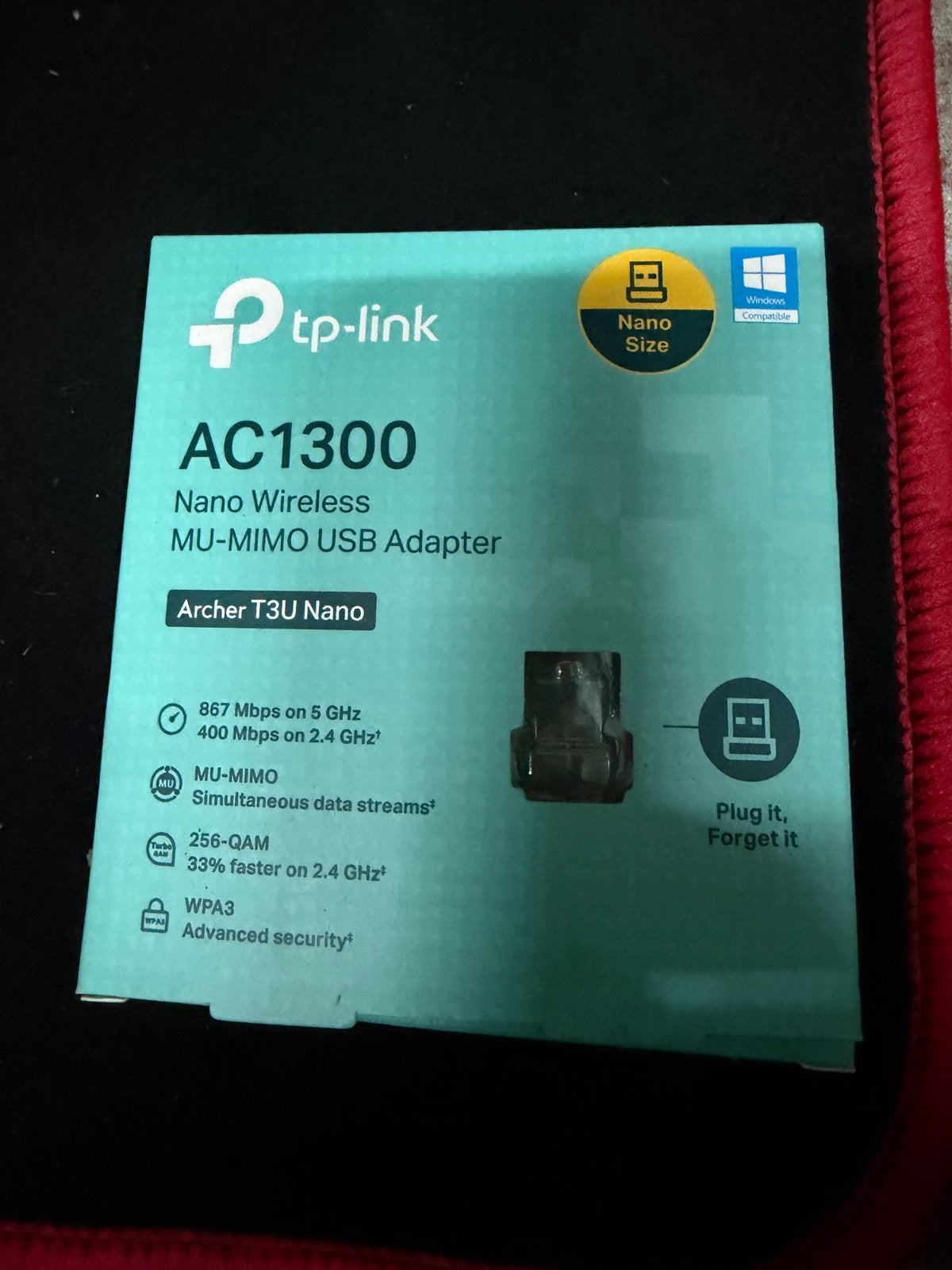 TP-Link Archer T3U Nano AC1300 MU-MIMO USB Adapter, Ophalen of Verzenden, Nieuw