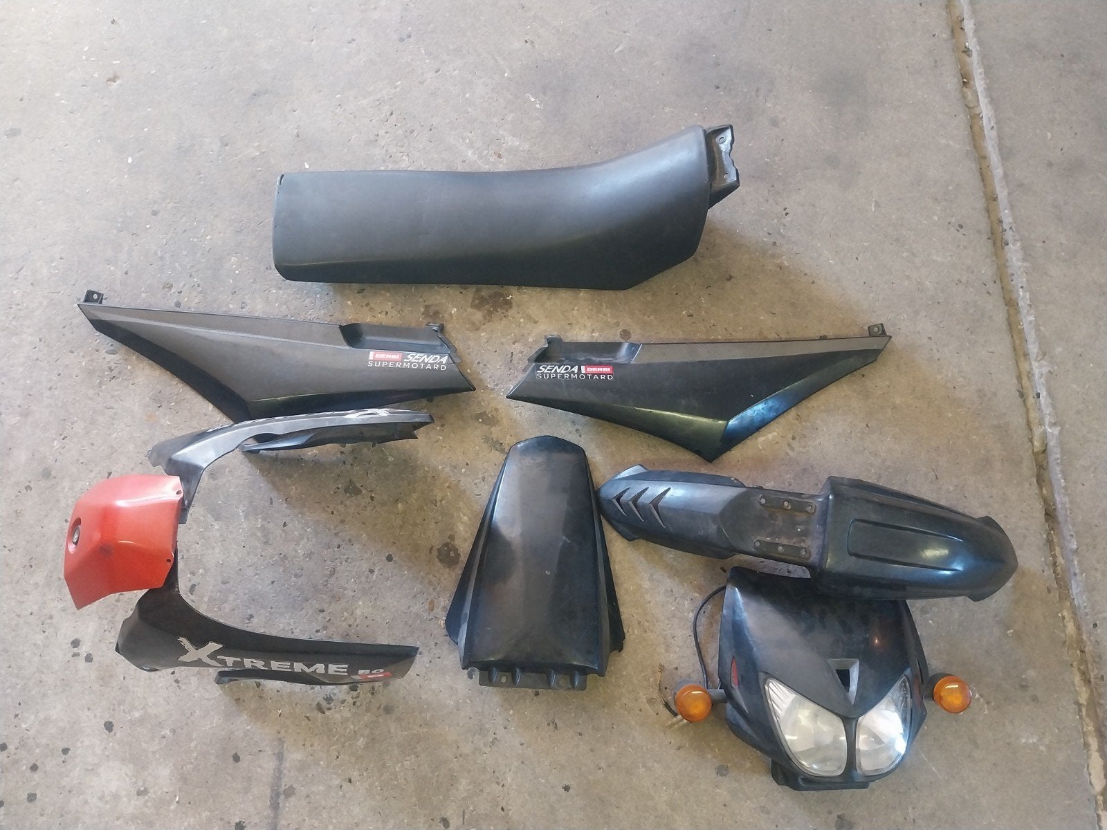 Derbi Xtreme kappenset met zadel, Ophalen of Verzenden, Kap, Derbi