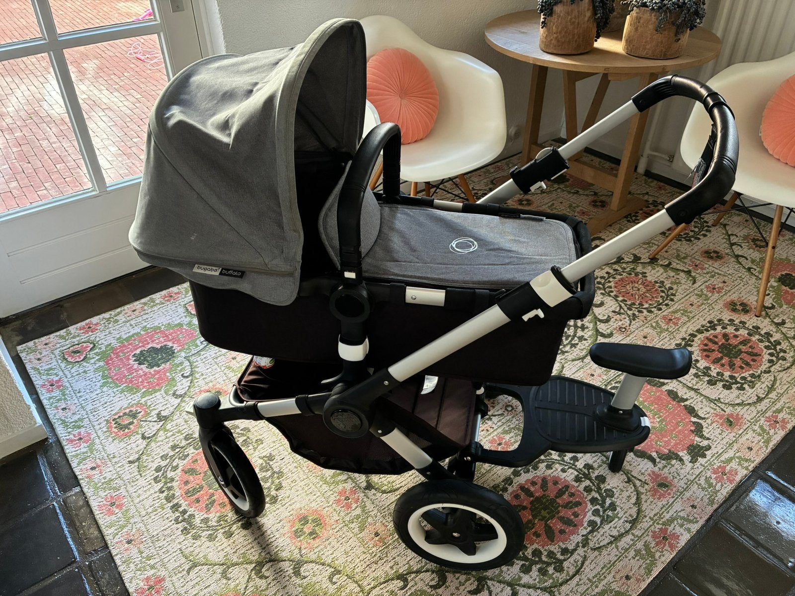 Robuuste Bugaboo Buffalo kinderwagen, Bugaboo, Zo goed als nieuw, Verstelbare duwstang, Ophalen