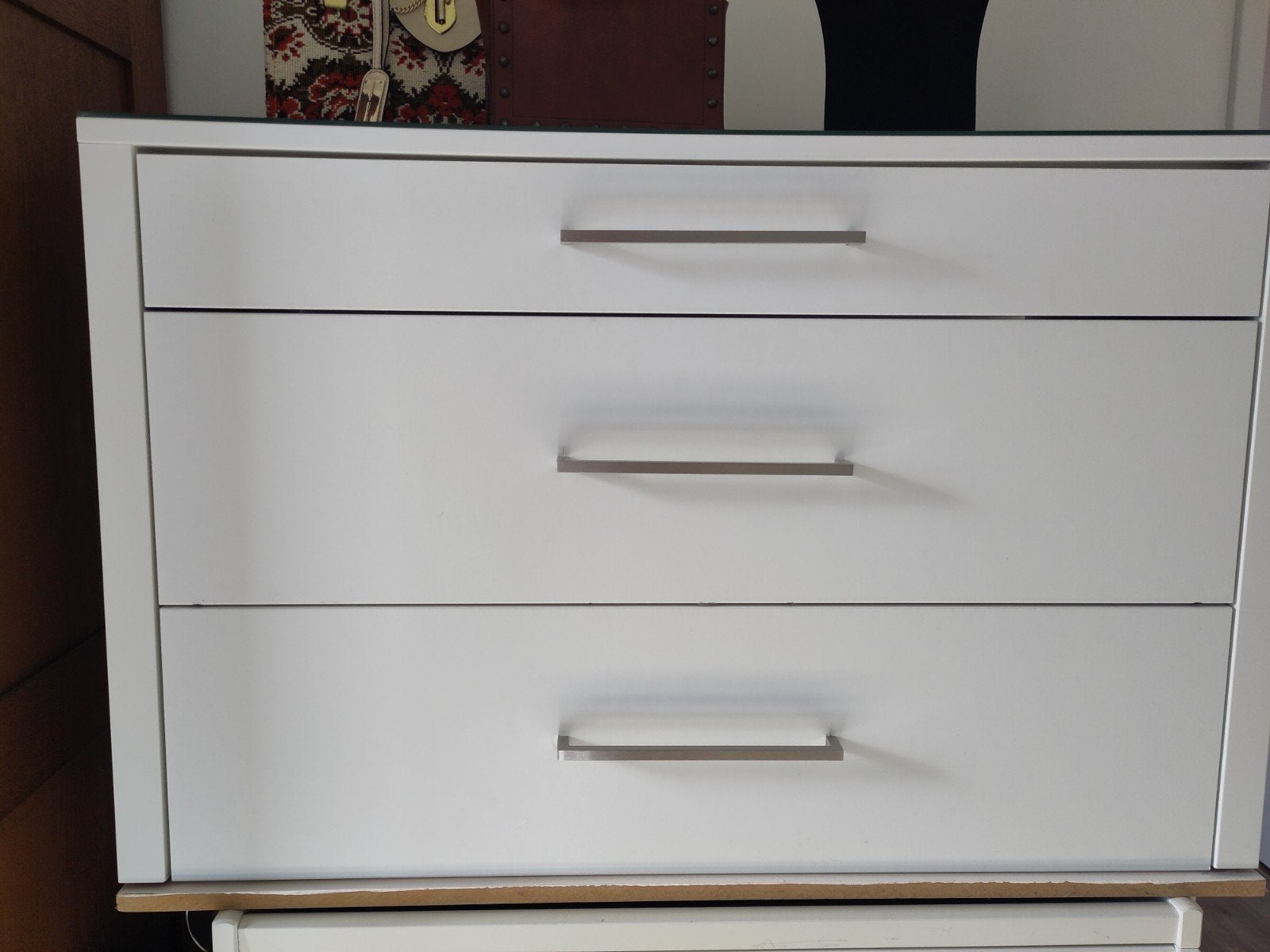 Ladenkast, sieraden, accessoires, wit, Ikea, Ophalen, Zo goed als nieuw, 3 of 4 laden, Minder dan 100 cm