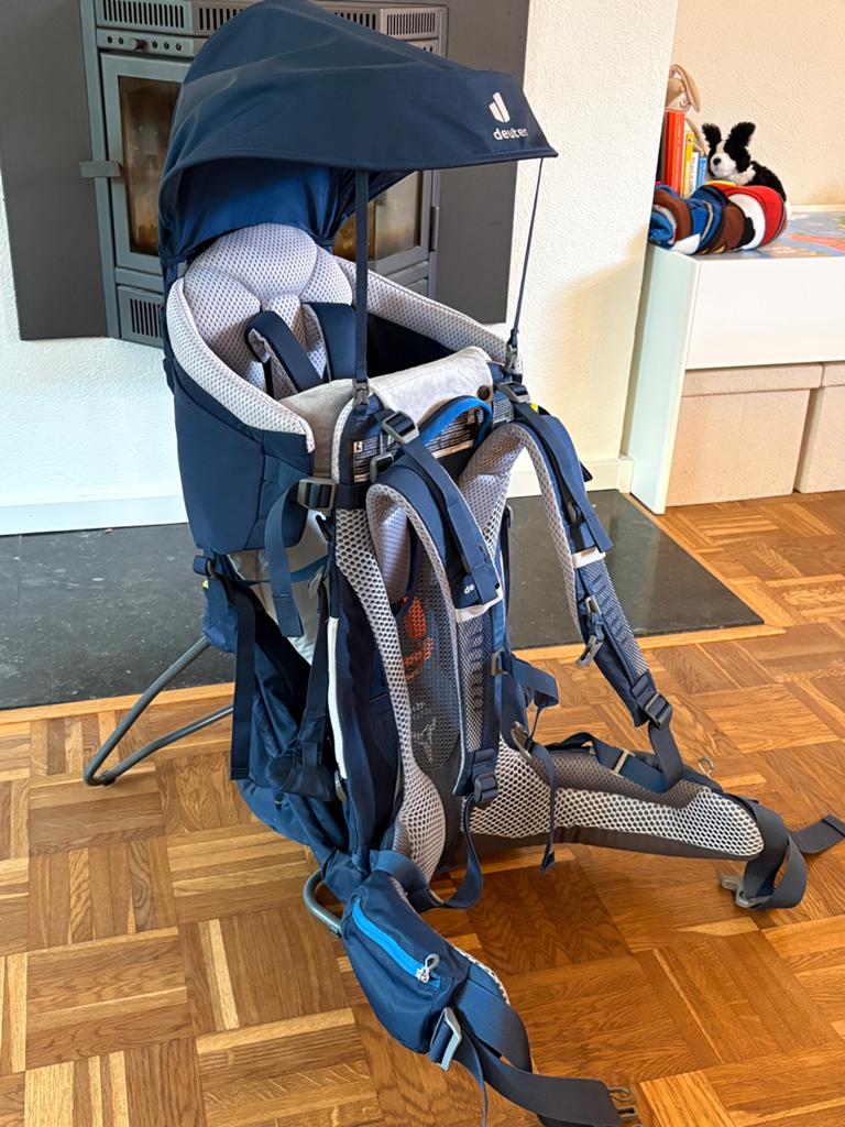 Deuter Kinderdrager/rugzak Kid Comfort. 2x gebruikt, Overige typen, Zo goed als nieuw, Rug, Ophalen