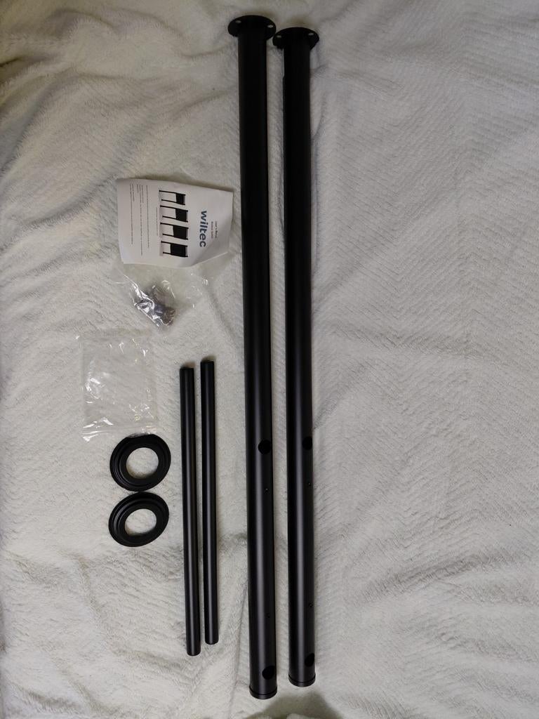 Zwarte mailbox palen 120 cm - Wiltec, Ophalen of Verzenden, Nieuw, Overige typen