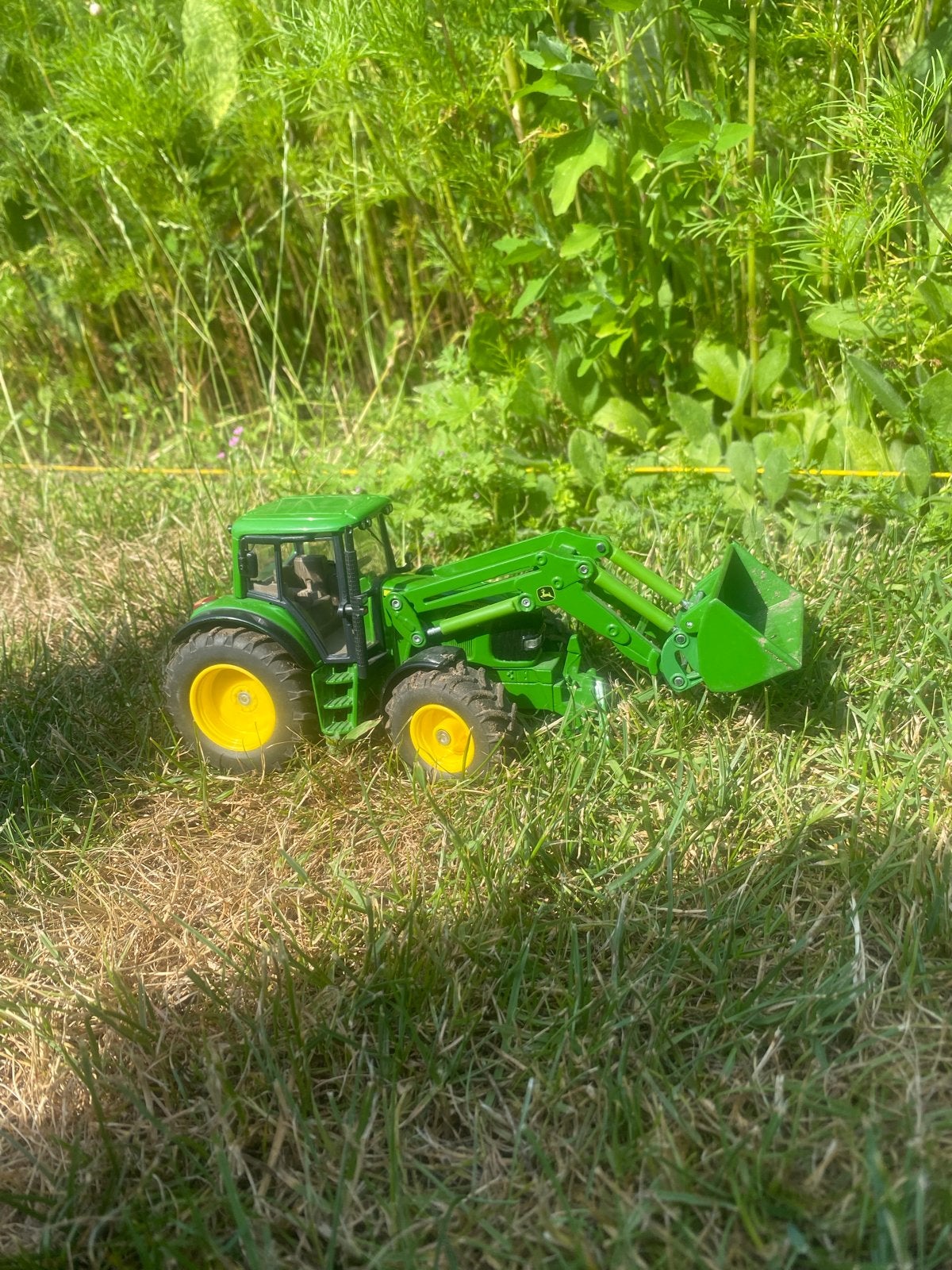 John Deere Speelgoed Tractor met Voorlader 1:32, Ophalen, Gebruikt