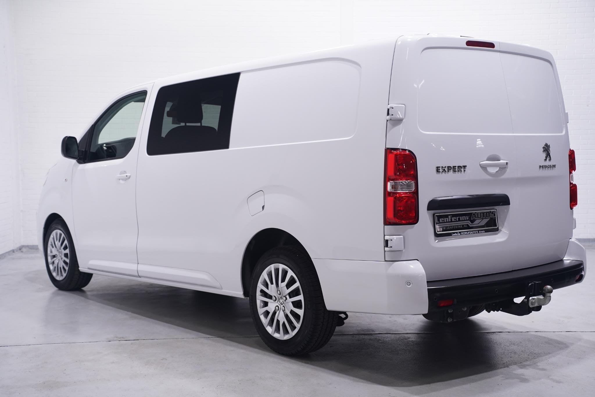 Peugeot Expert 2.0 HDI 180 pk L3 Dubbel Cabine Aut. Xenon, N, Auto's, Stof, Gebruikt, Euro 6, 4 cilinders