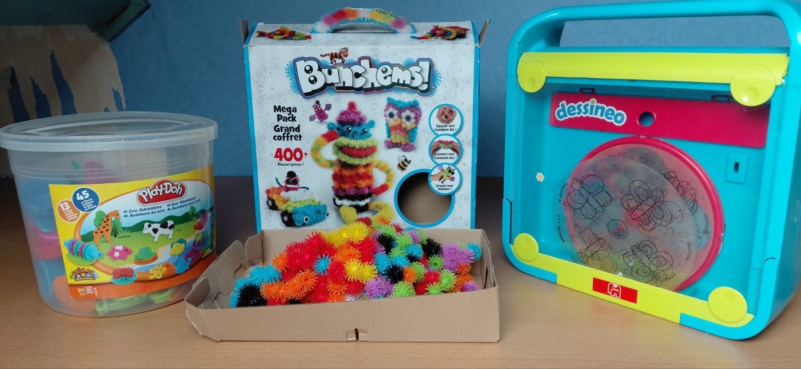 Leuk setje speelgoed: Play-Doh, Bunchems en Dessineo, Ophalen, Gebruikt, Jongen of Meisje