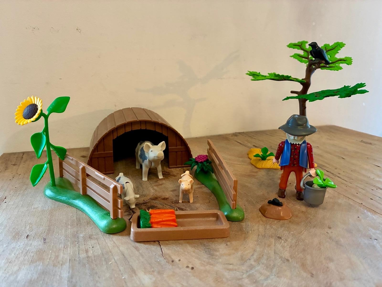 Playmobil Boerderij met Varkens en Boer, Complete set, Overige typen, Ophalen of Verzenden, Zo goed als nieuw