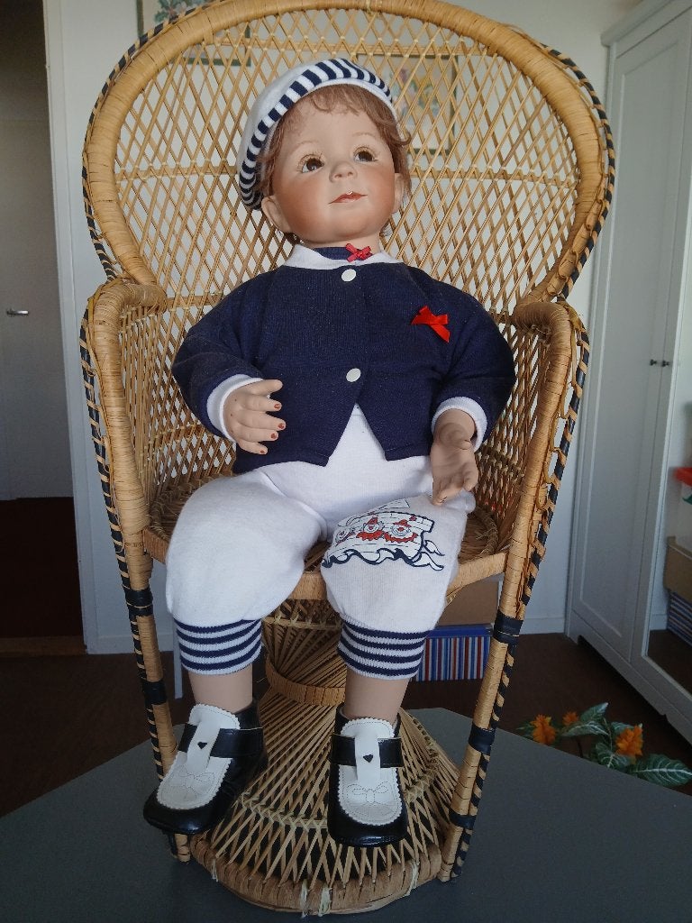 Pop porselein, Ophalen, Zo goed als nieuw, Pop, Levensecht of Reborn