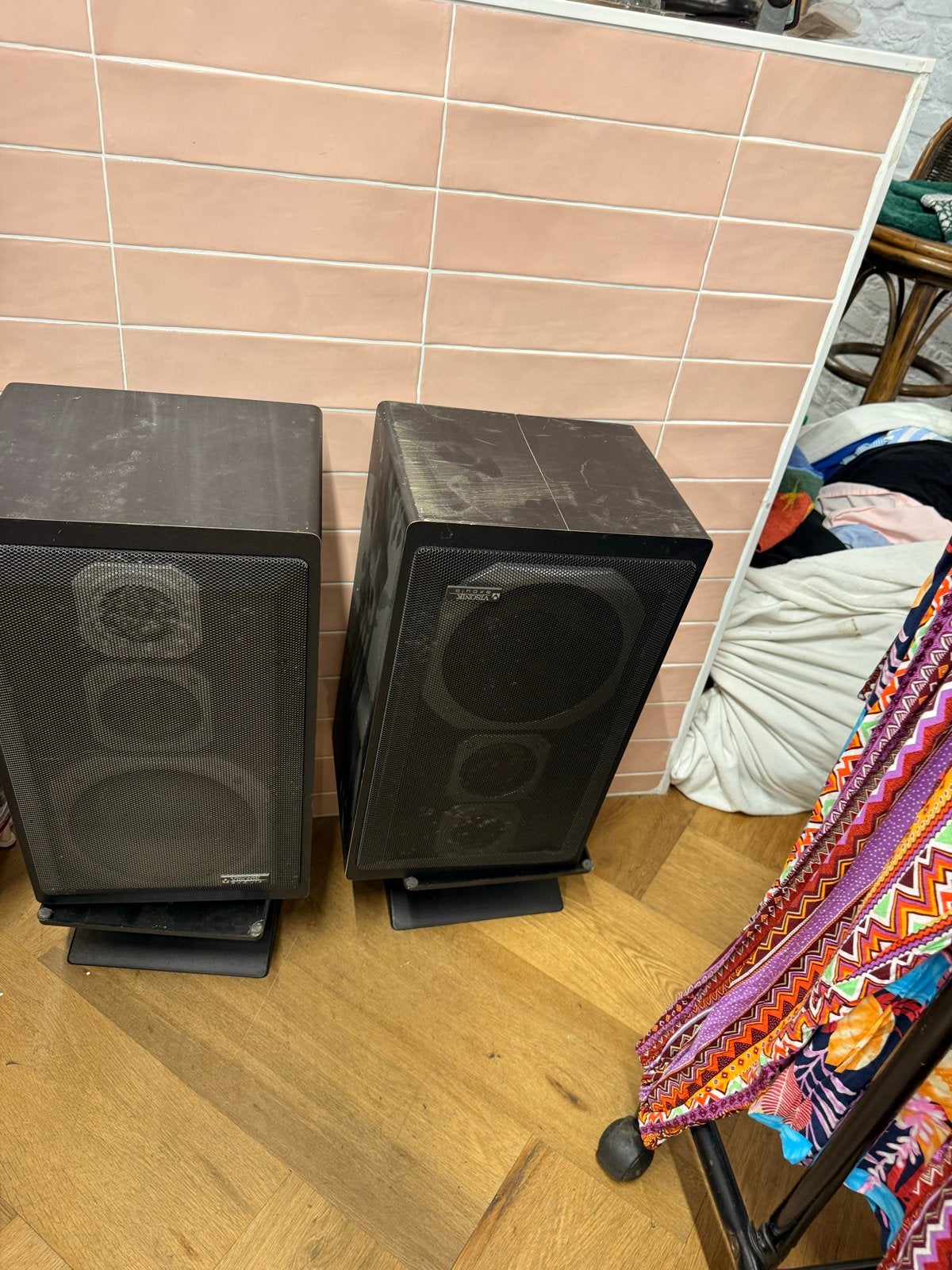 Visaton Expuls Hifi Luidsprekers - 80W, 3-weg systeem, Vloerstaande luidspreker, Gebruikt, 60 tot 120 watt, Ophalen