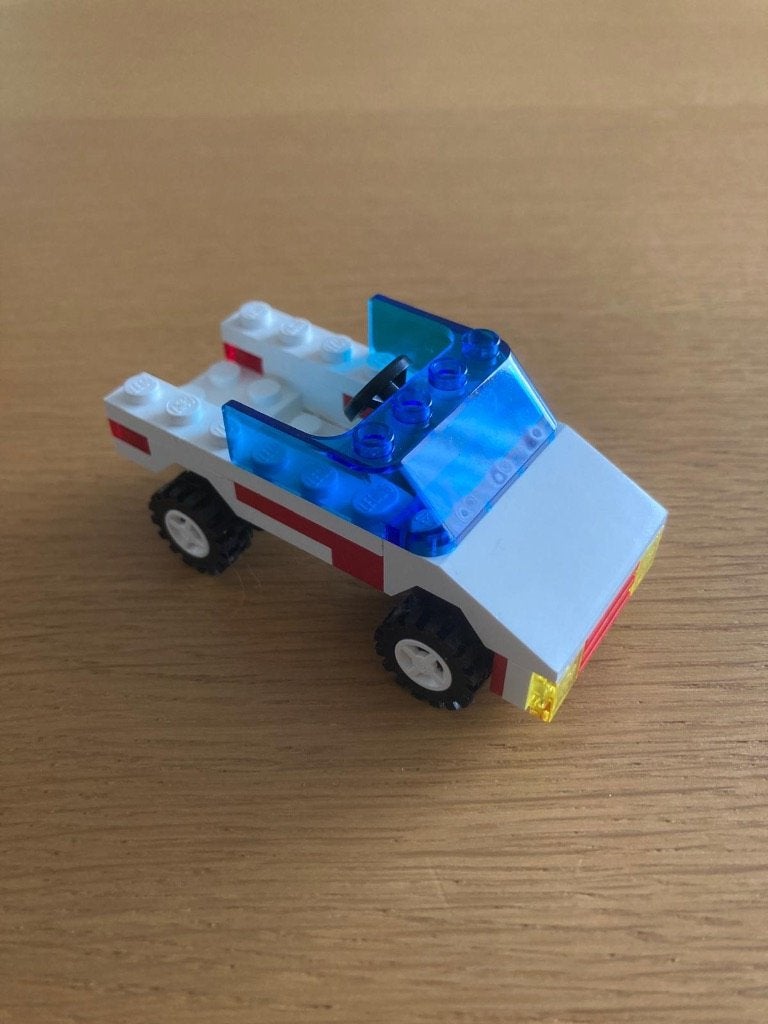 Lego 2880 Open- Top Jeep *ZGAN* auto, Overige thema's, Lego, Ophalen of Verzenden, Zo goed als nieuw