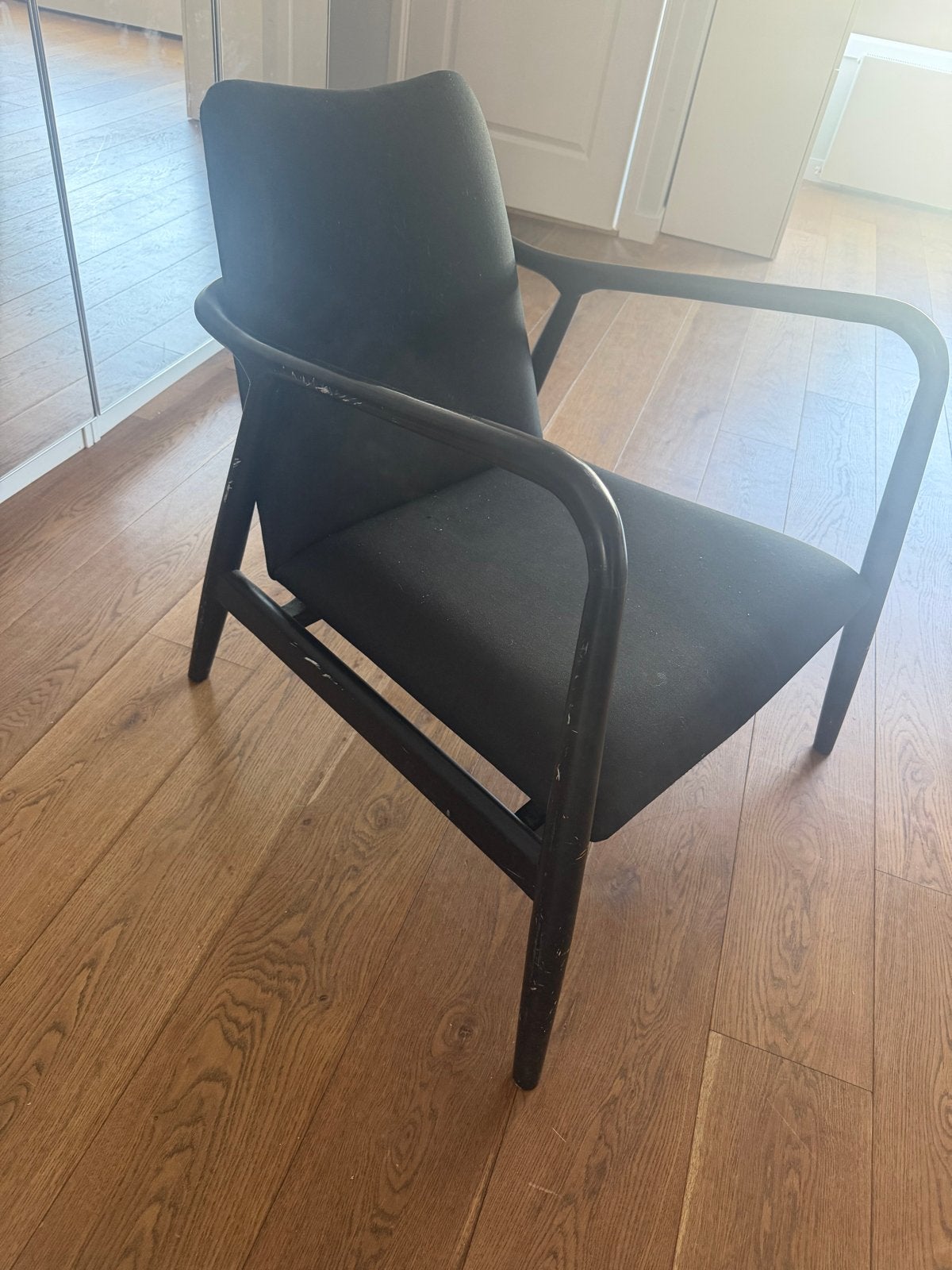 Pols Potten Charles Fauteuil Zwart, Ophalen, Gebruikt, Zwart, Eén