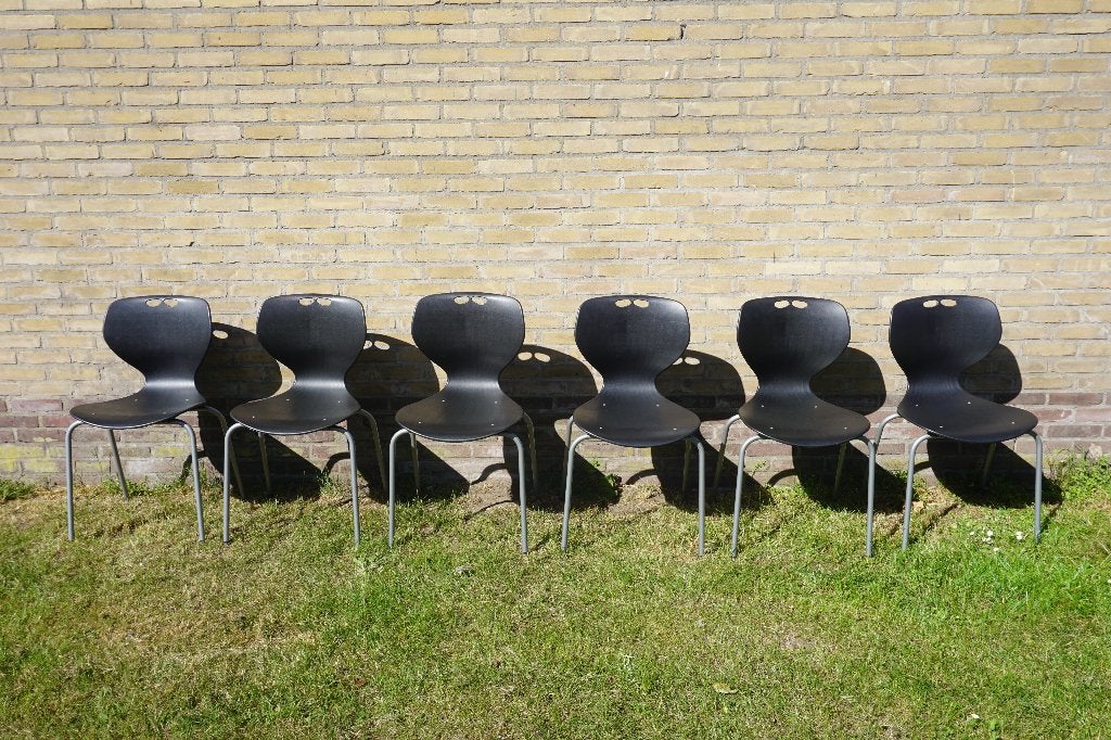 Ahrend stapelbare stoelen vergaderstoelen kantinestoelen