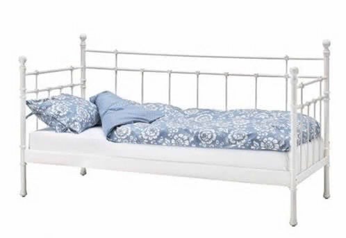 Ikea bed, Huis en Inrichting, Ophalen, 90 cm, Eenpersoons, Metaal