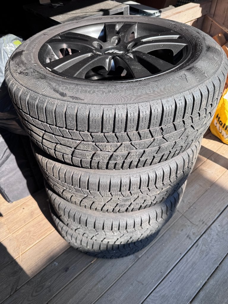 Winterbanden incl. lichtmetalen velgen Audi A4 B8, Auto-onderdelen, Banden en Velgen, Ophalen, Gebruikt, 16 inch, Band(en)