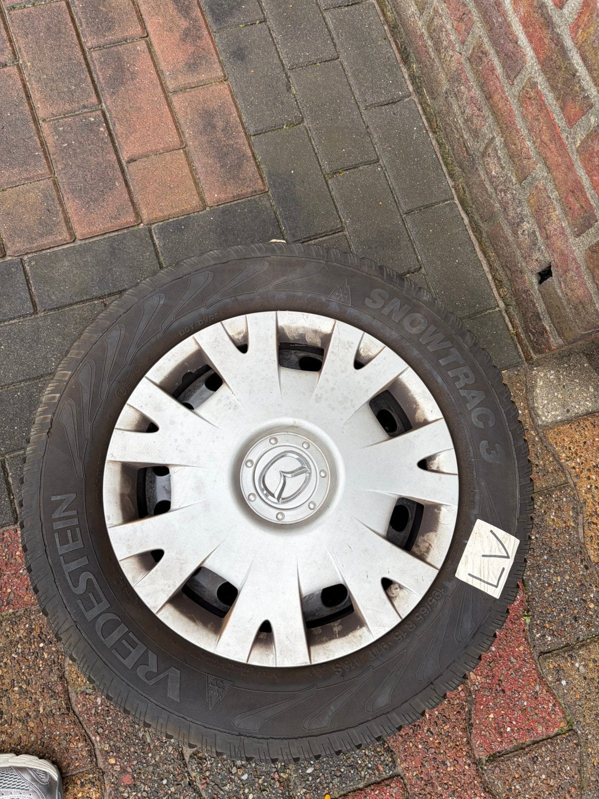 Vredestein Snowtrac 3 winterbanden 195/65 R15 91T Mazda, Auto diversen, Ophalen of Verzenden