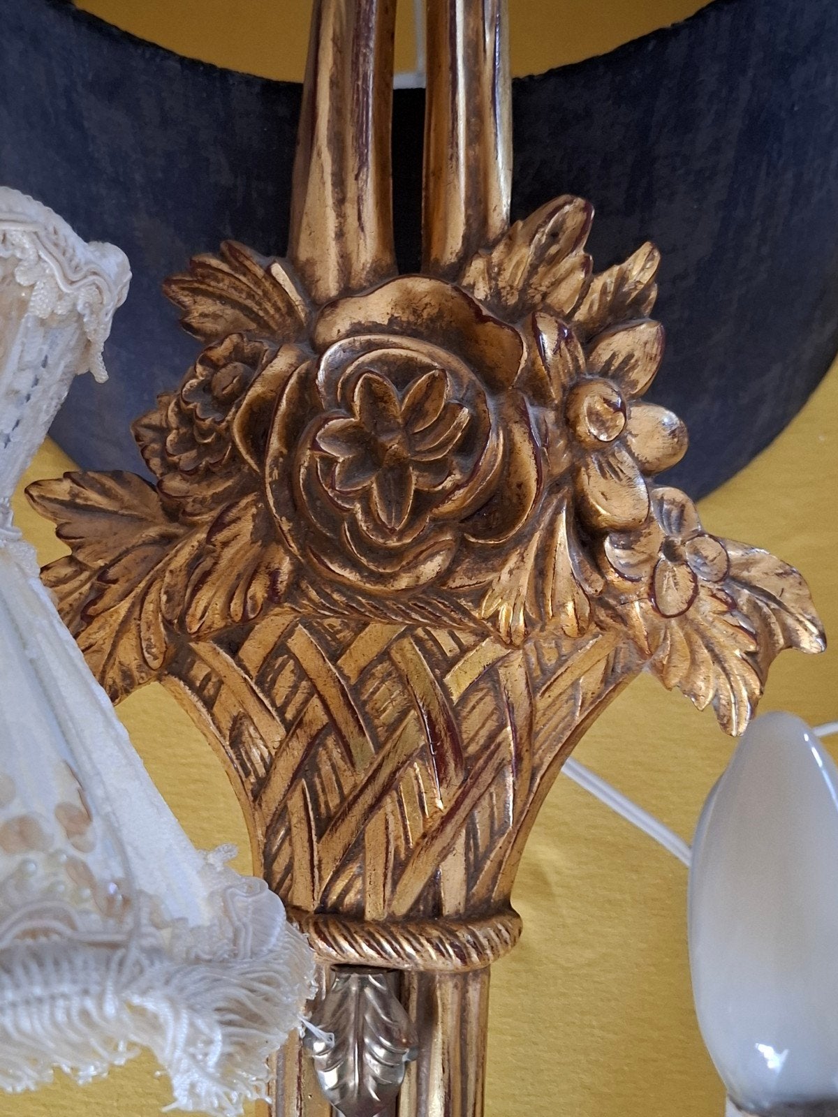 Prachtige Deknudt wandlamp Hollywood Regency, Antiek en Kunst, Ophalen of Verzenden