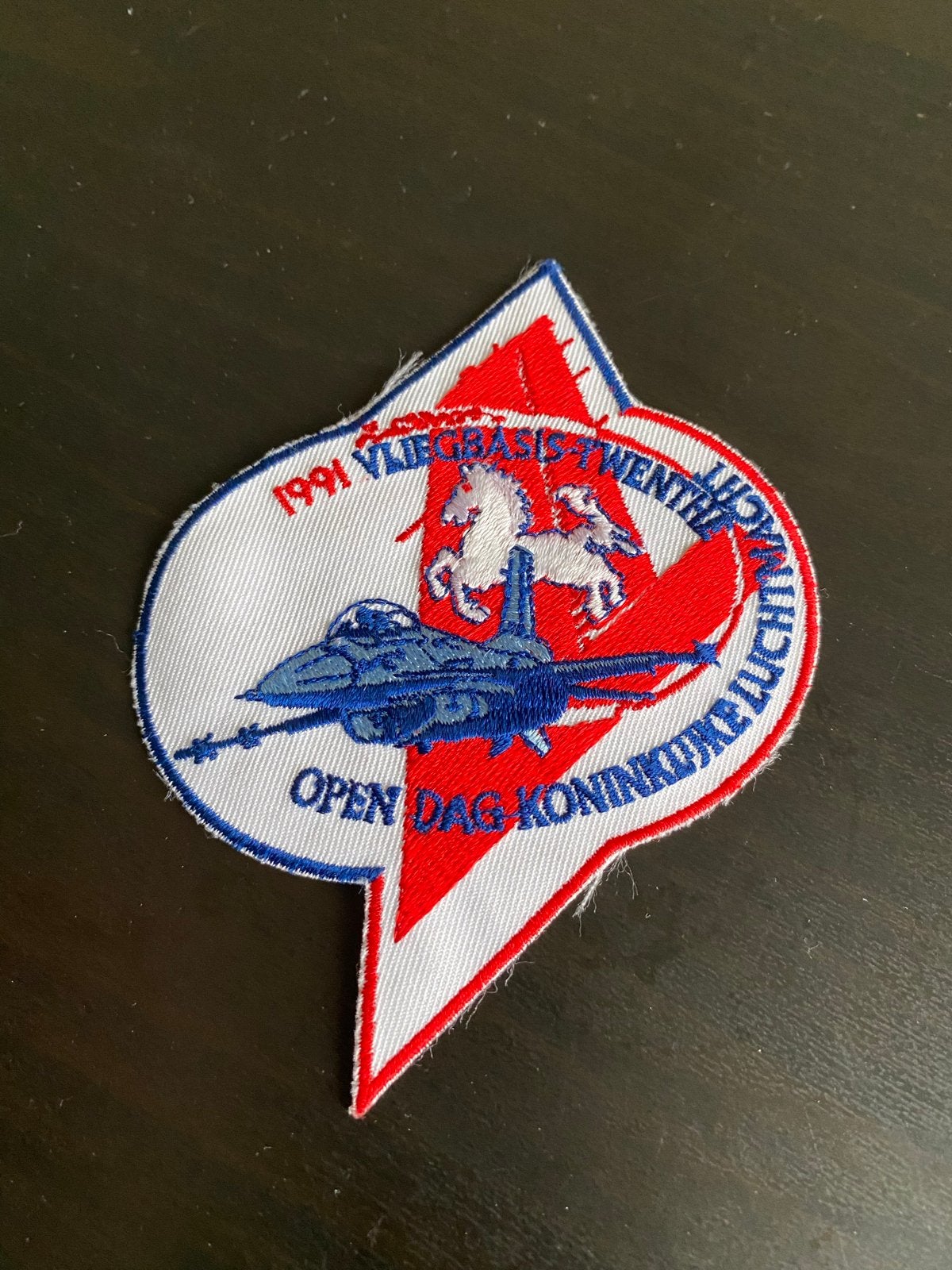 Patch Vliegbasis Twenthe Open Dag Koninklijke Luchtmacht 199, Ophalen of Verzenden, Luchtmacht, Nederland, Embleem of Badge