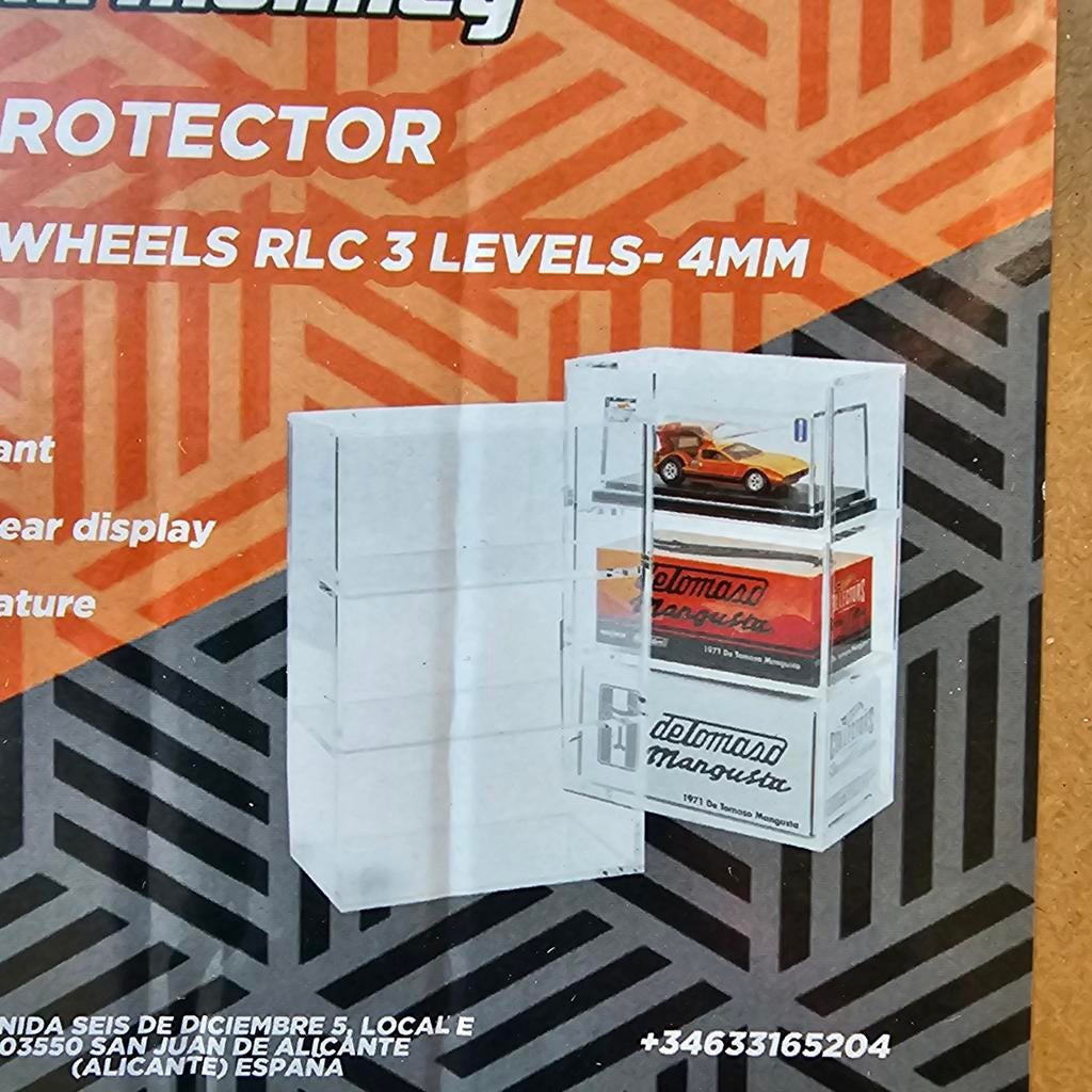 Friki Monkey Acryl Beschermer Hot Wheels RLC 3 Lagen, Nieuw, Ophalen of Verzenden, Friki Monkey, Info@frikimonkey.com