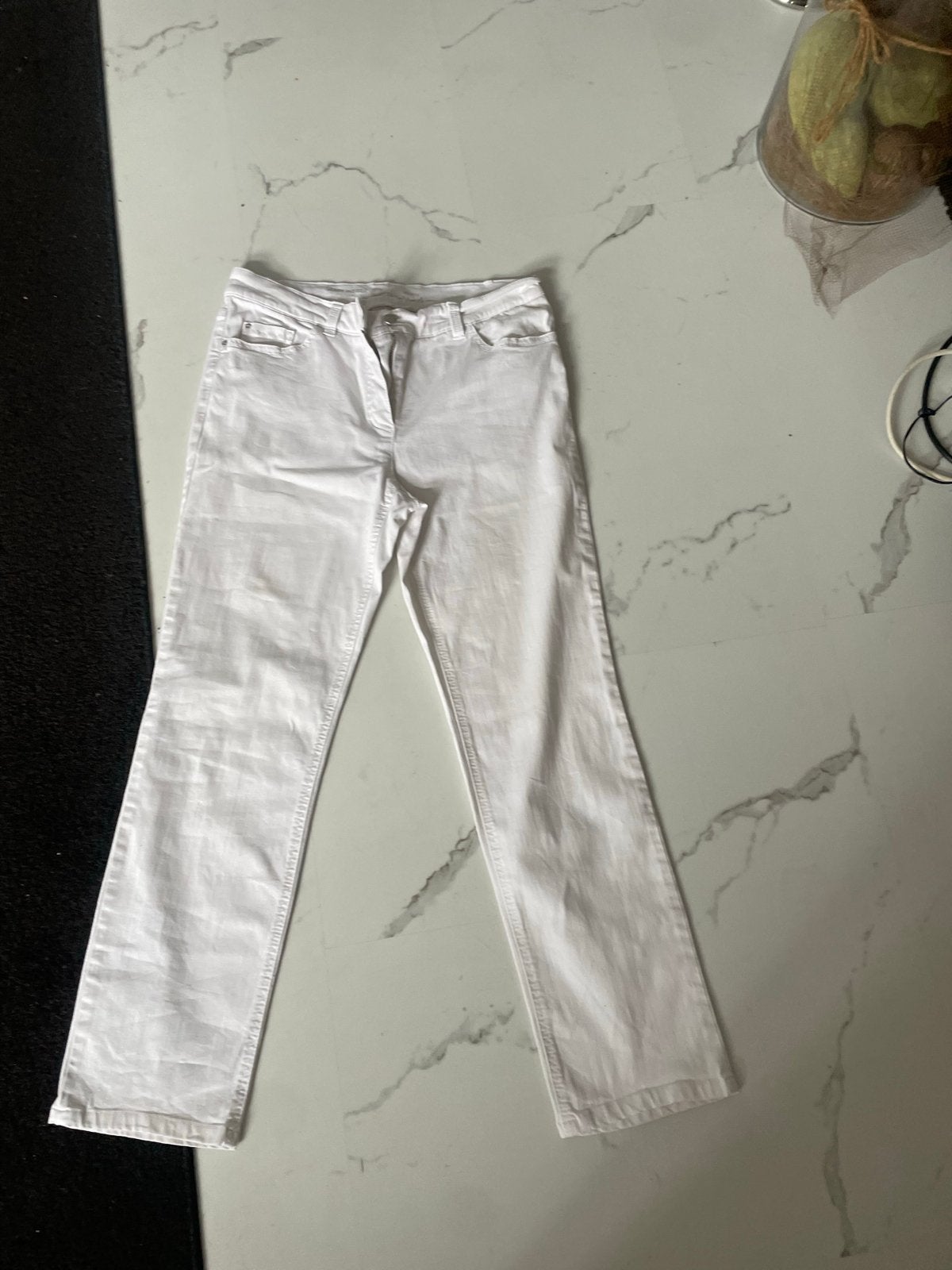 Gerry Weber witte jeans - Romy - Maat 40/42M), Kleding | Dames, Maat 38/40 (M), Wit, Ophalen of Verzenden, Lang
